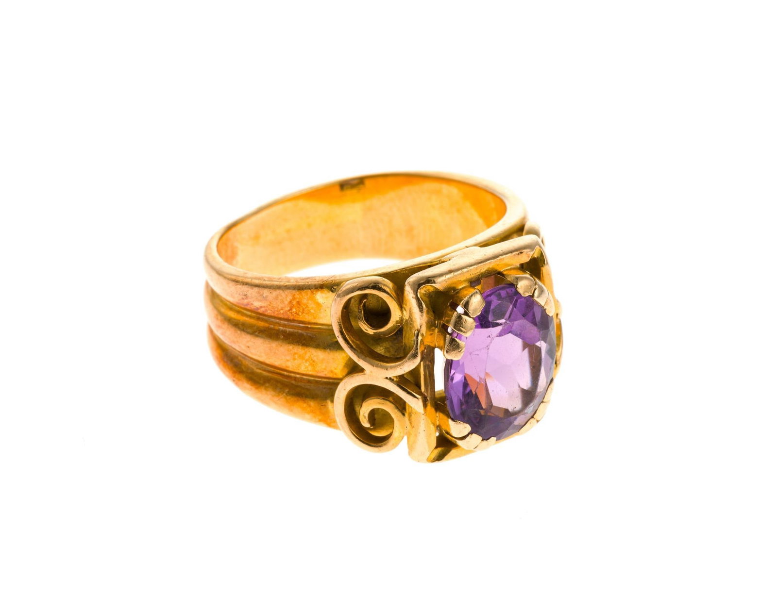 18K Gold & Amethyst Ring (1 of 4)