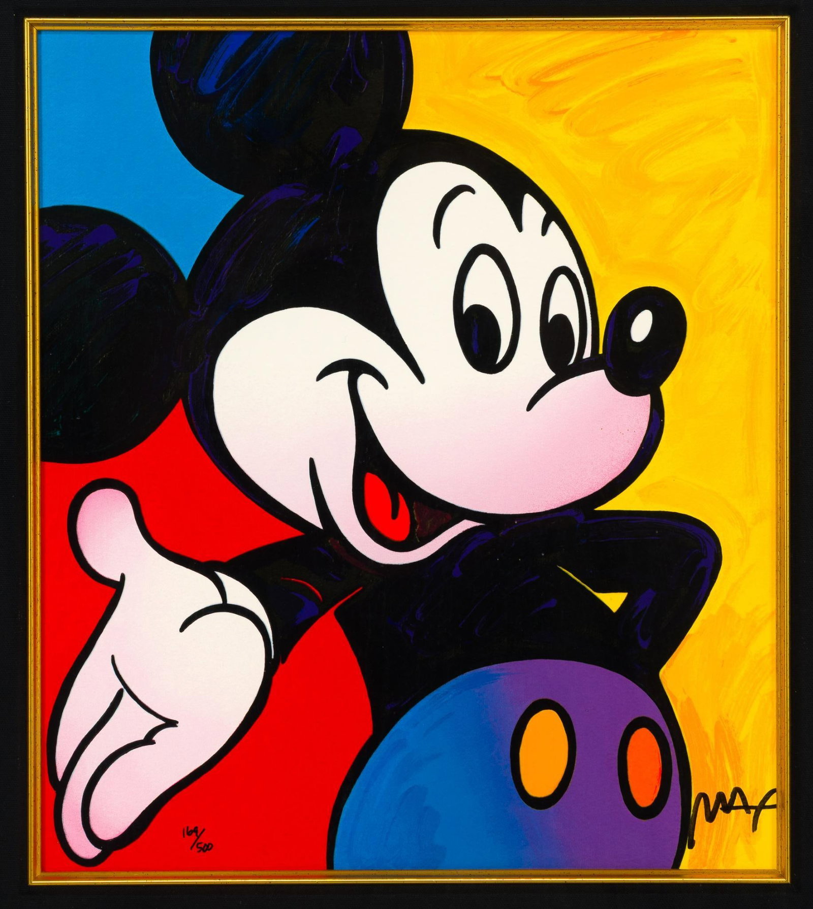 Peter Max Serigraph - Mickey Mouse (1 of 6)
