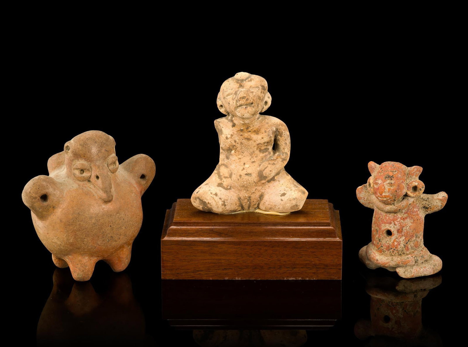 3 Pre-Columbian Figures (1 of 10)