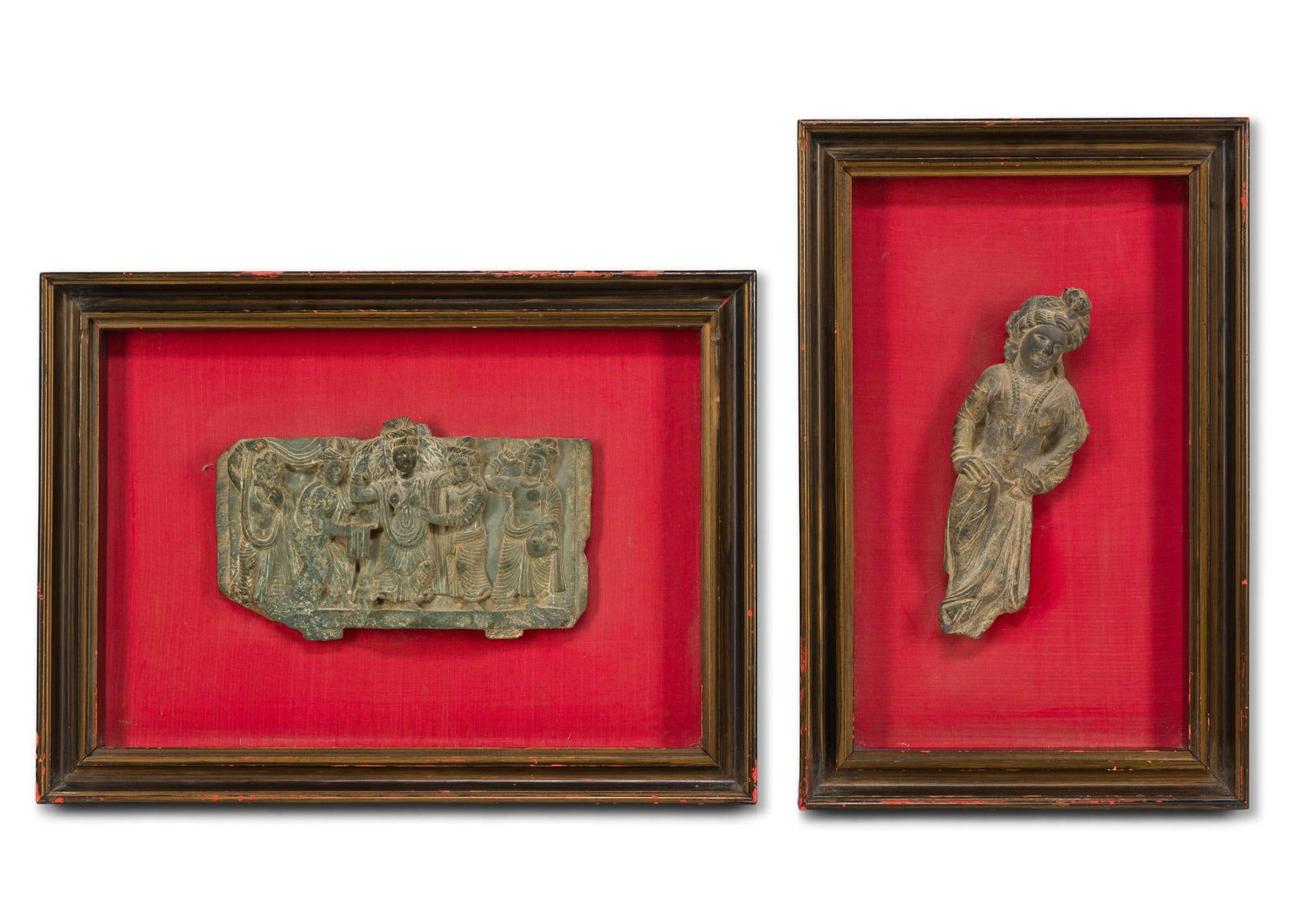 2 Framed Relief Carvings (1 of 4)