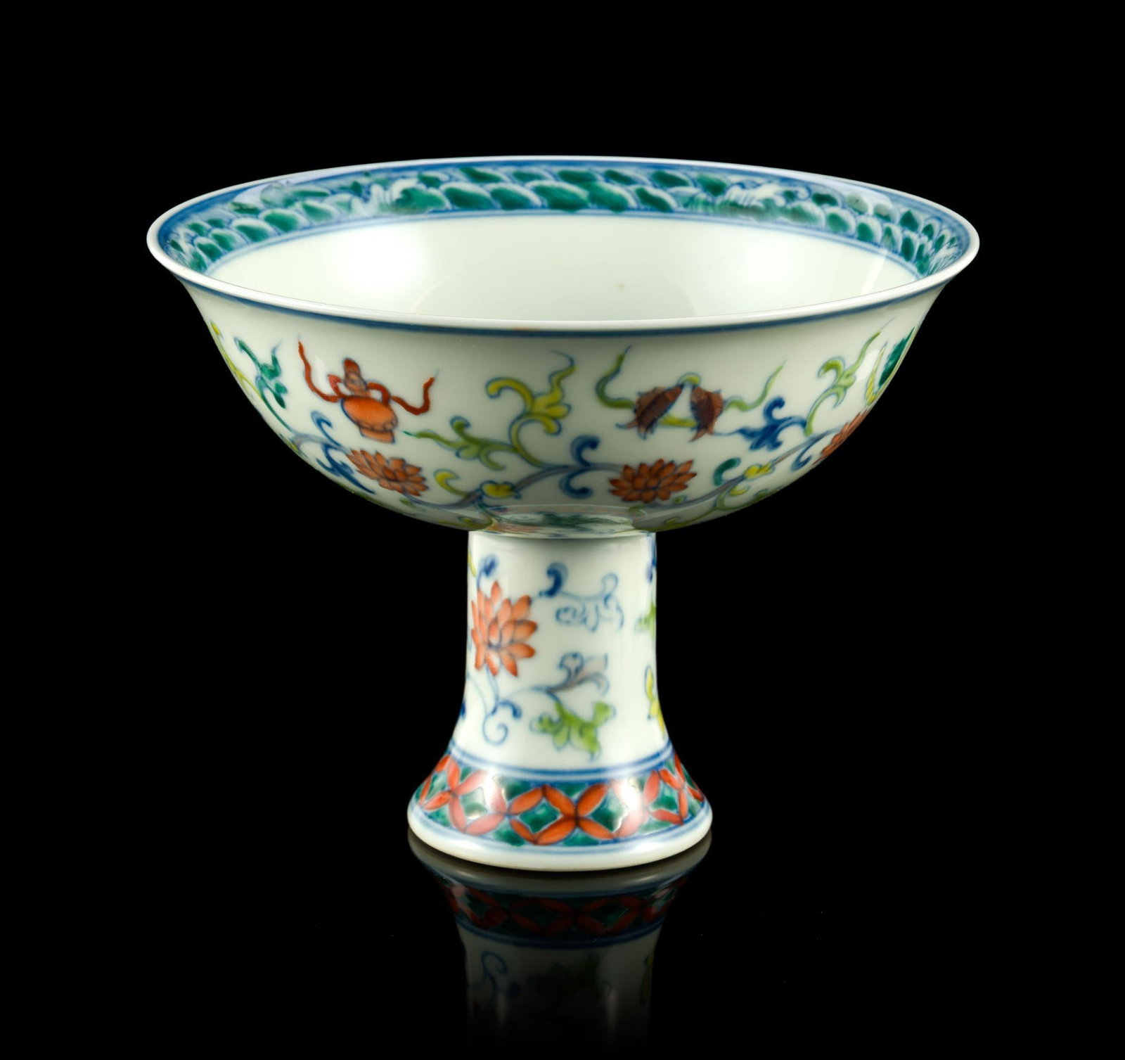 Chinese Doucai Stem Cup (1 of 6)