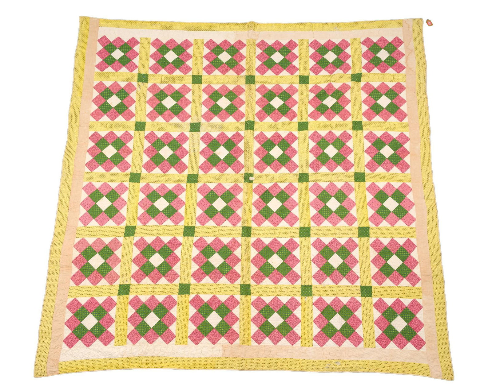 1880s Sixteen Patch Quilt (1 of 5)