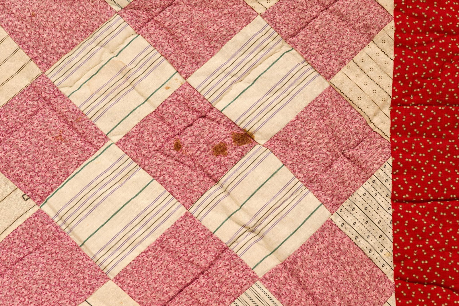 1880s Nine-Patch Variation Quilt - 3