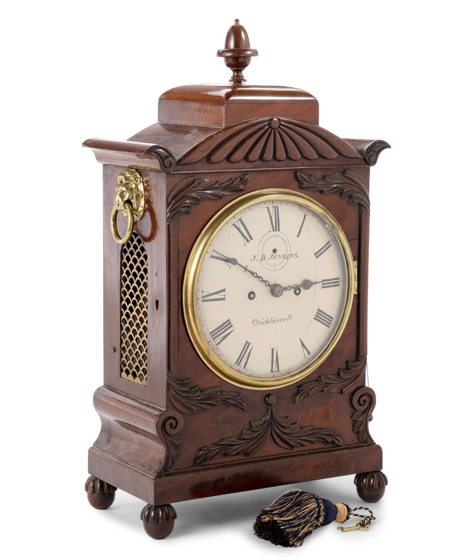J.B. Jenkins Welsh Victorian Bracket Clock (1 of 6)
