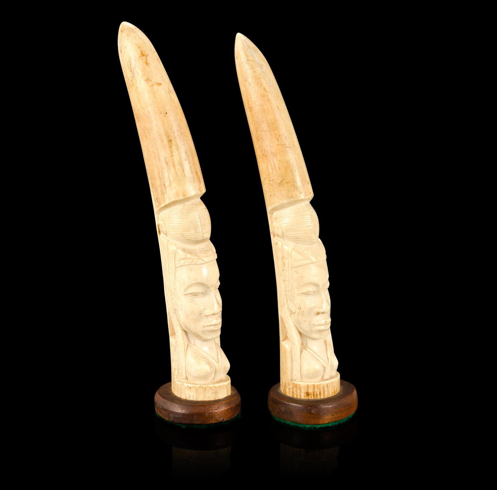 PA RESIDENTS ONLY: African Ivory Figural Carvings (1 of 4)