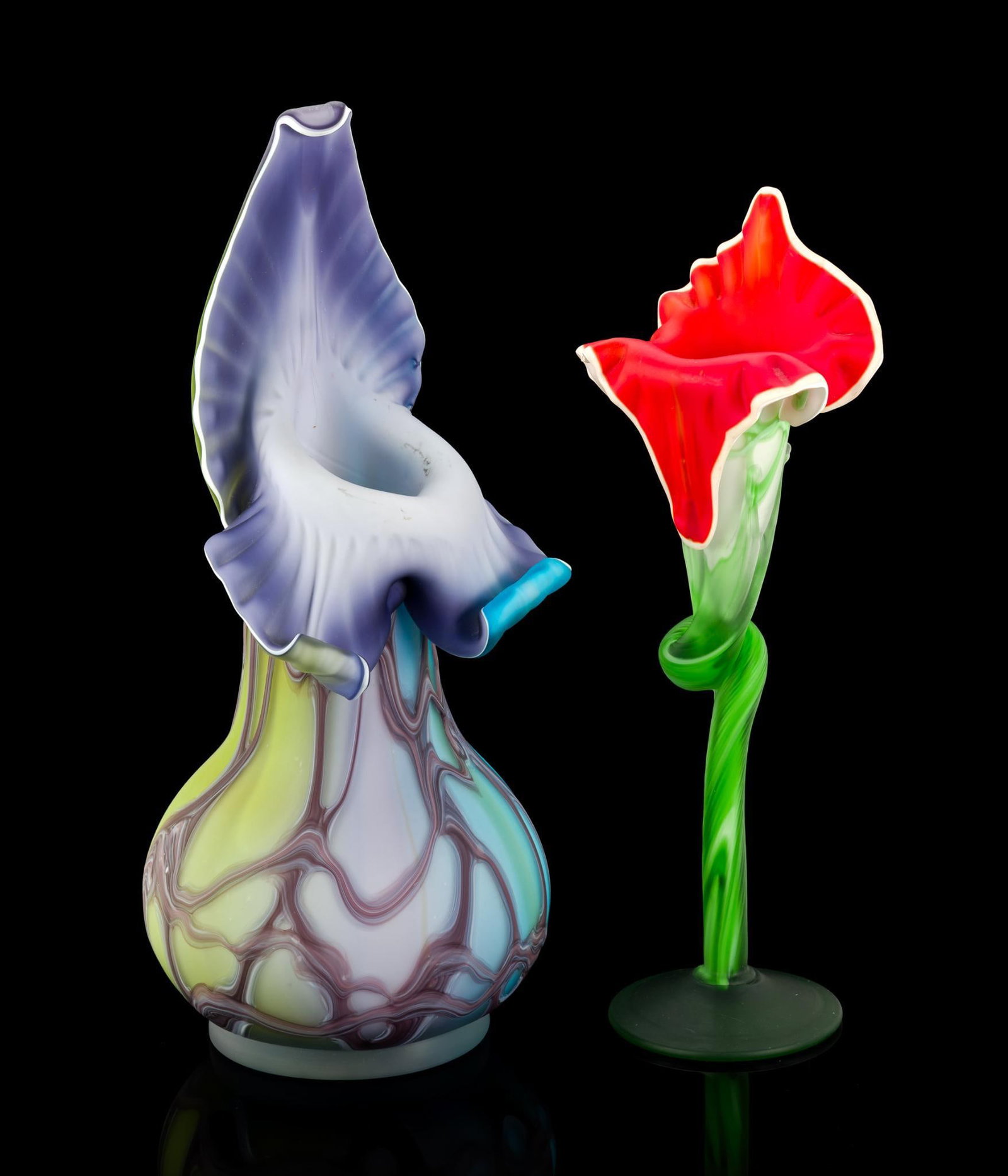 2 Art Glass Vases Incl. Essie Zareh (1 of 10)