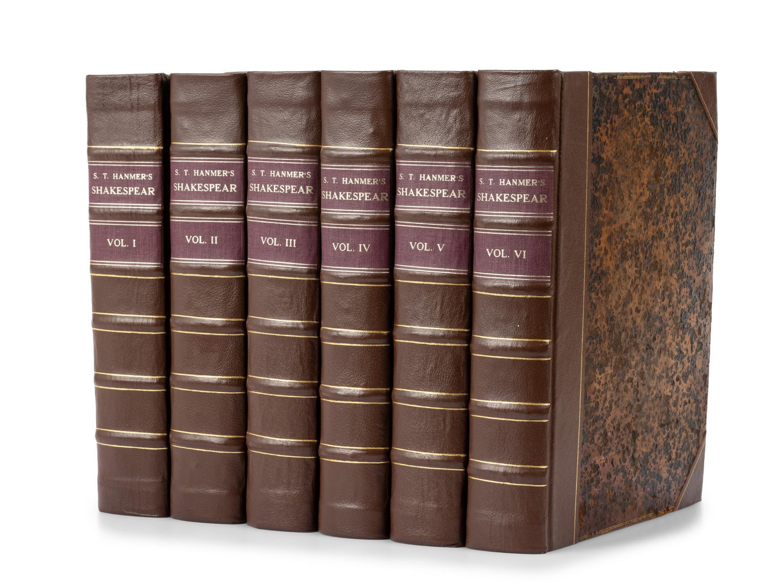 S.T. Hanmer's Six Volumes of The Work of Shakespeare (1 of 6)