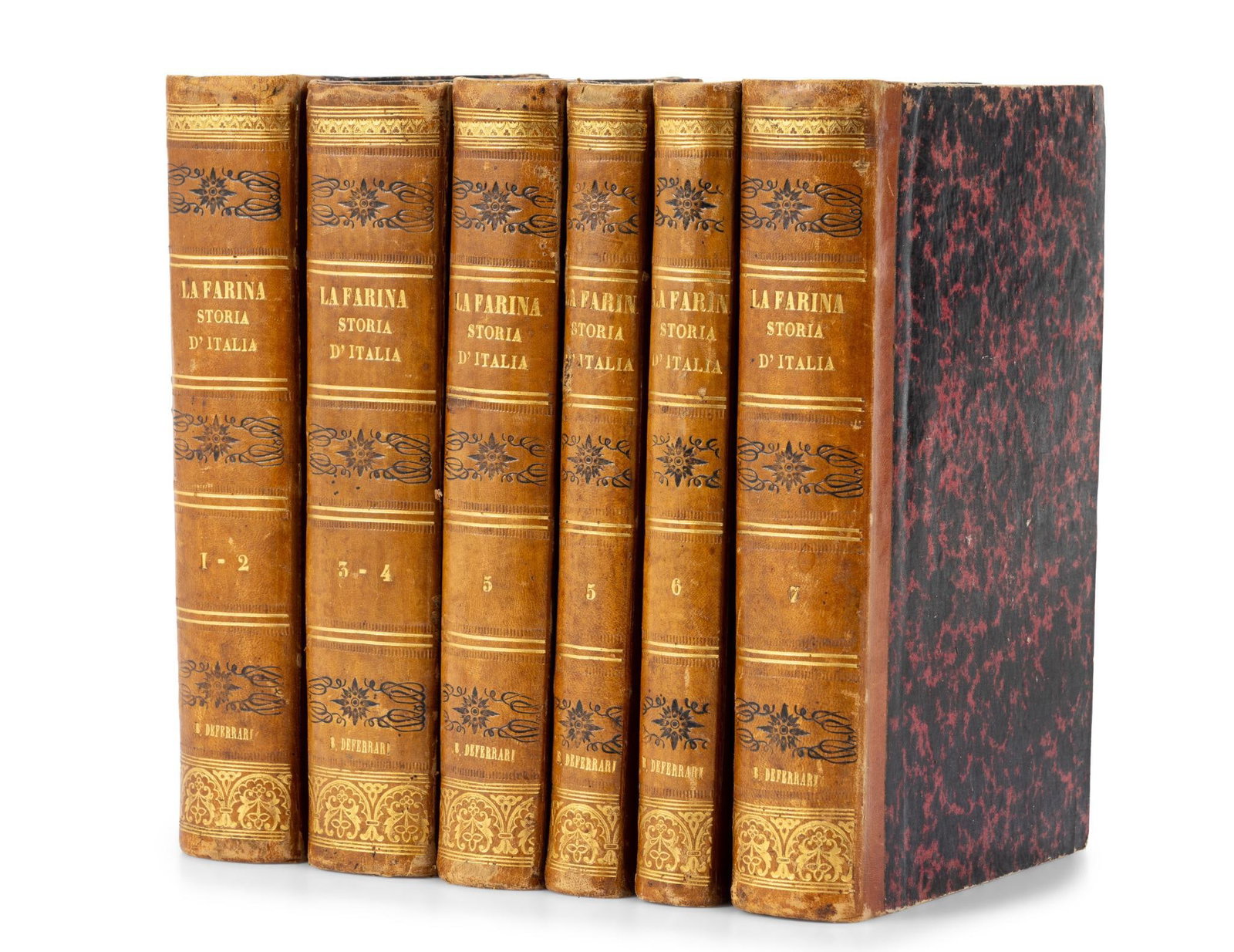 7 Volumes La Farina 'Storia D'Italia' (1 of 4)