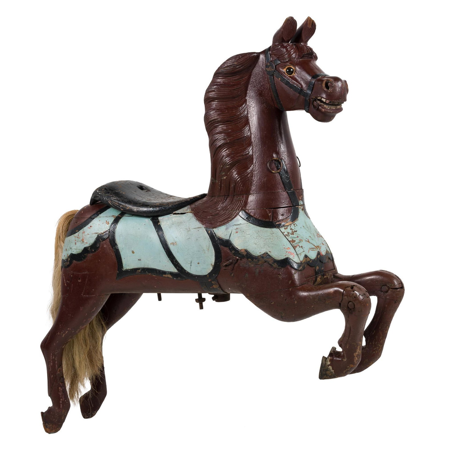 Philadelphia Style Wood Carved Painted Carousel Horse (1 of 7)