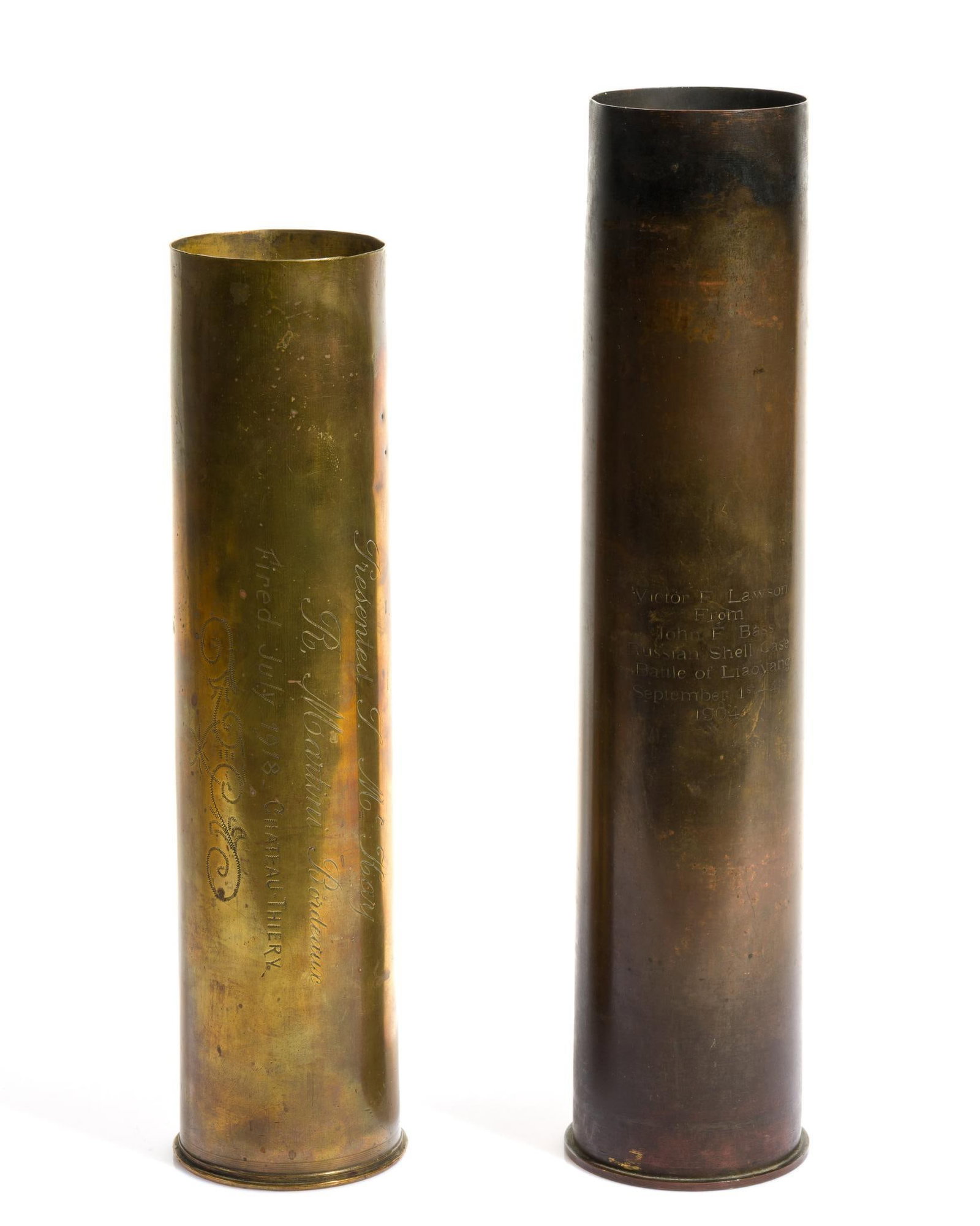2 Pieces Trench Art Shells (1 of 5)