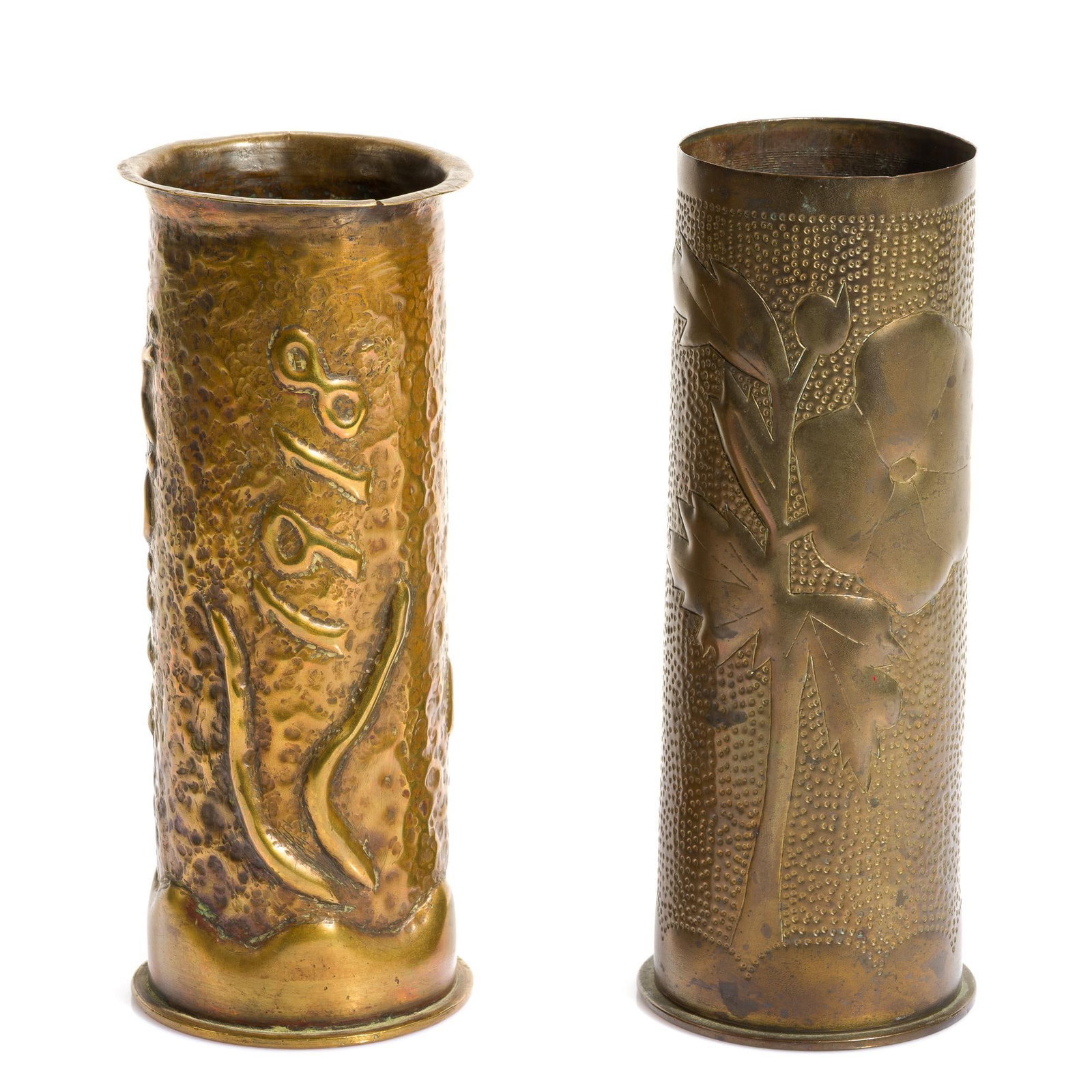 2 WWI Trench Art Shells (1 of 5)