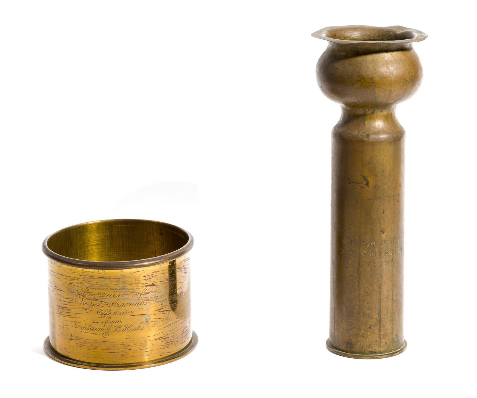 2 WWI Trench Art Shell (1 of 8)