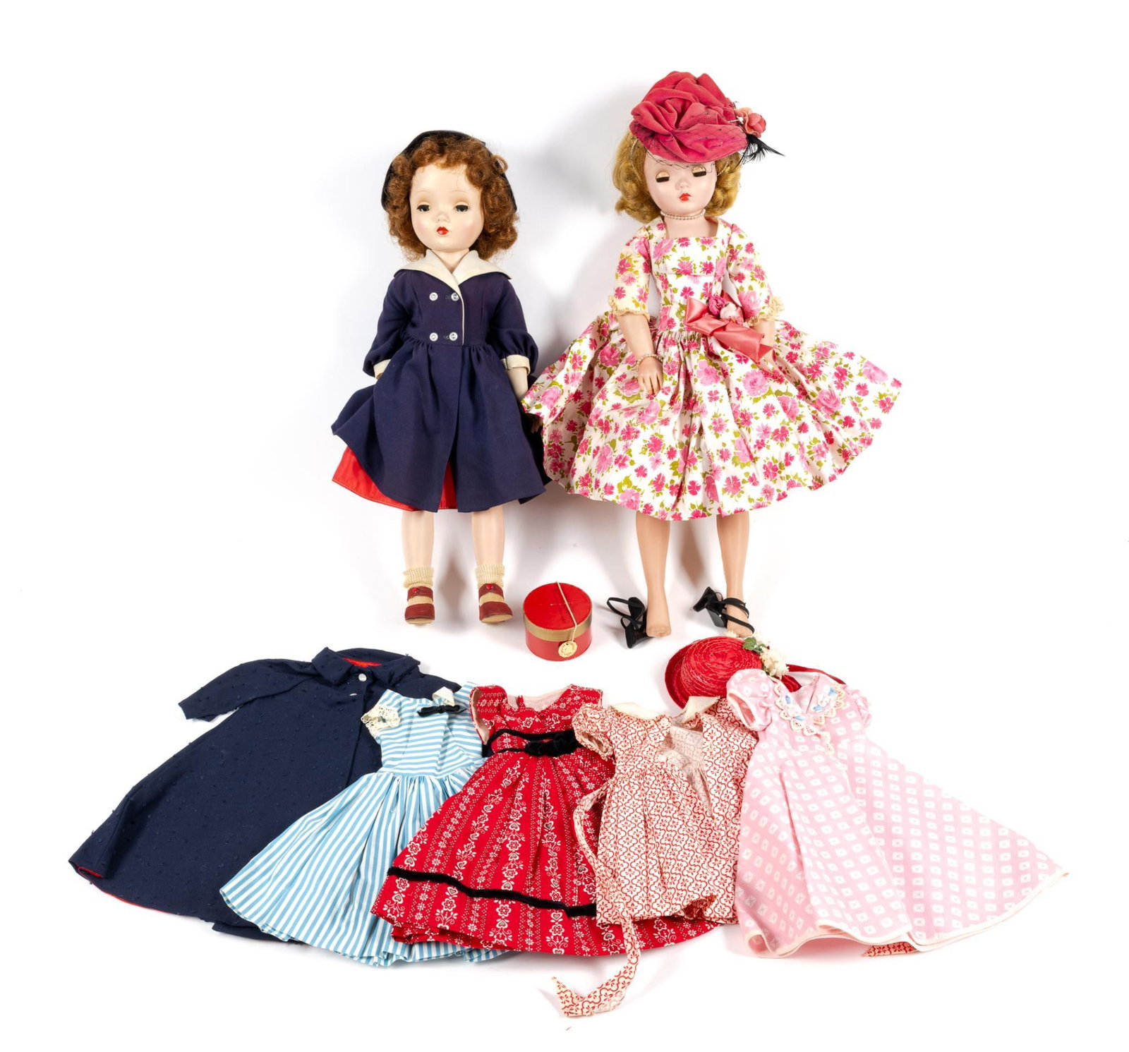 Madame Alexander "Cissy" & "Winnie Walker" Dolls: Includes extra clothing. Dolls measure 19" to 17-1/2" long. 