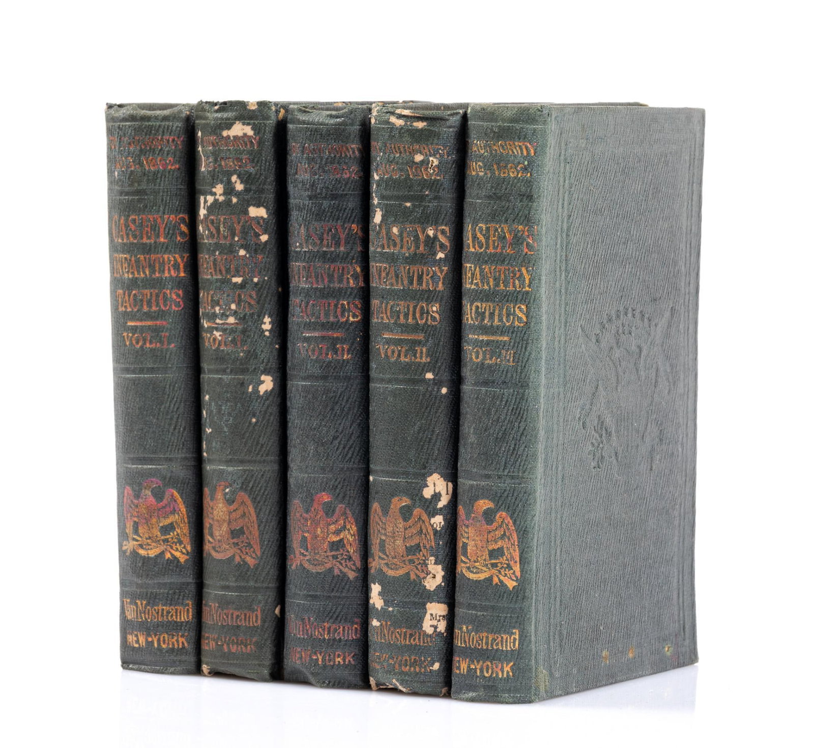 5 Volumes of "Casey's Infantry Tactics" 1862 (1 of 3)