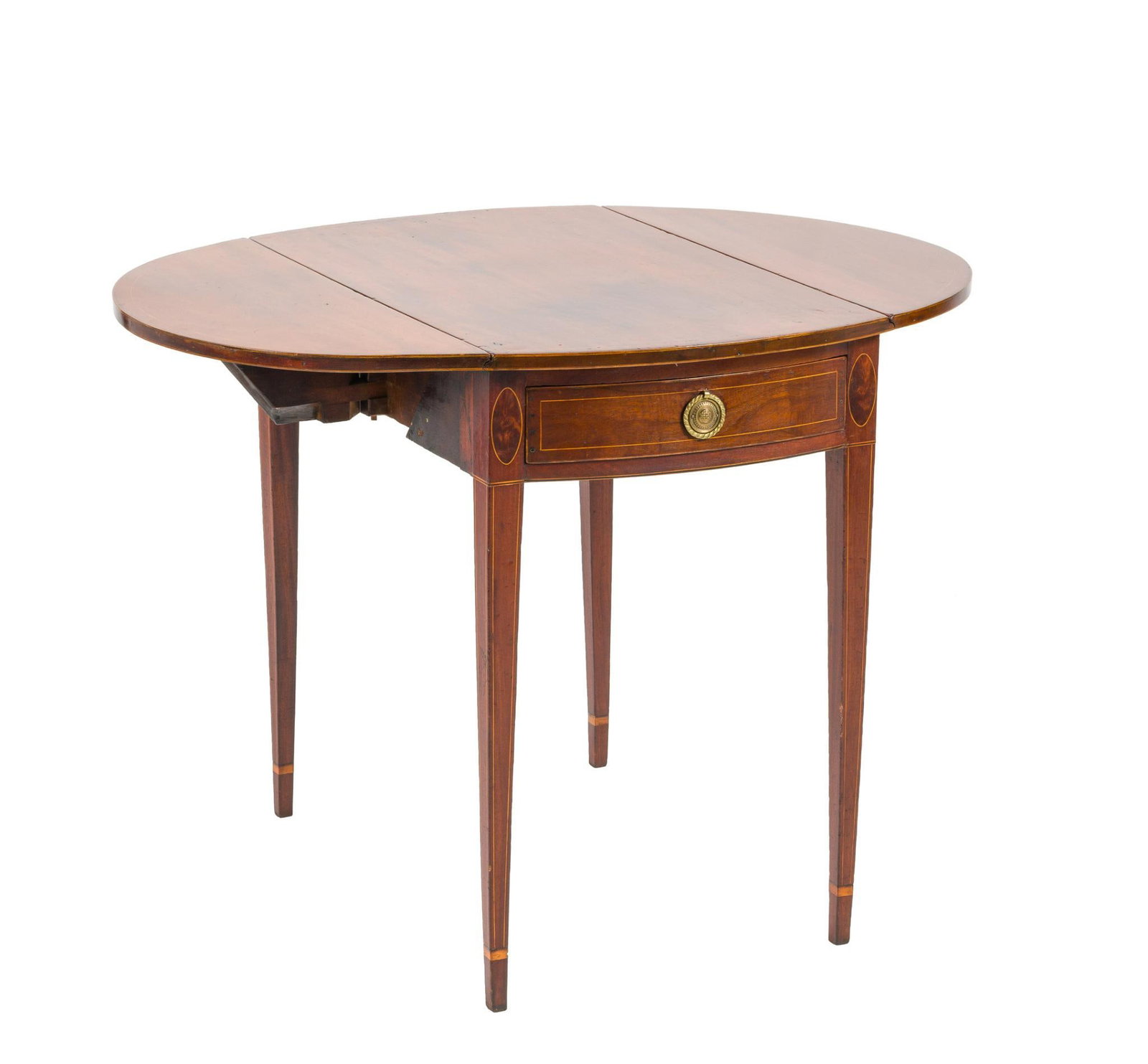 Hepplewhite Drop Leaf Breakfast Table (1 of 8)