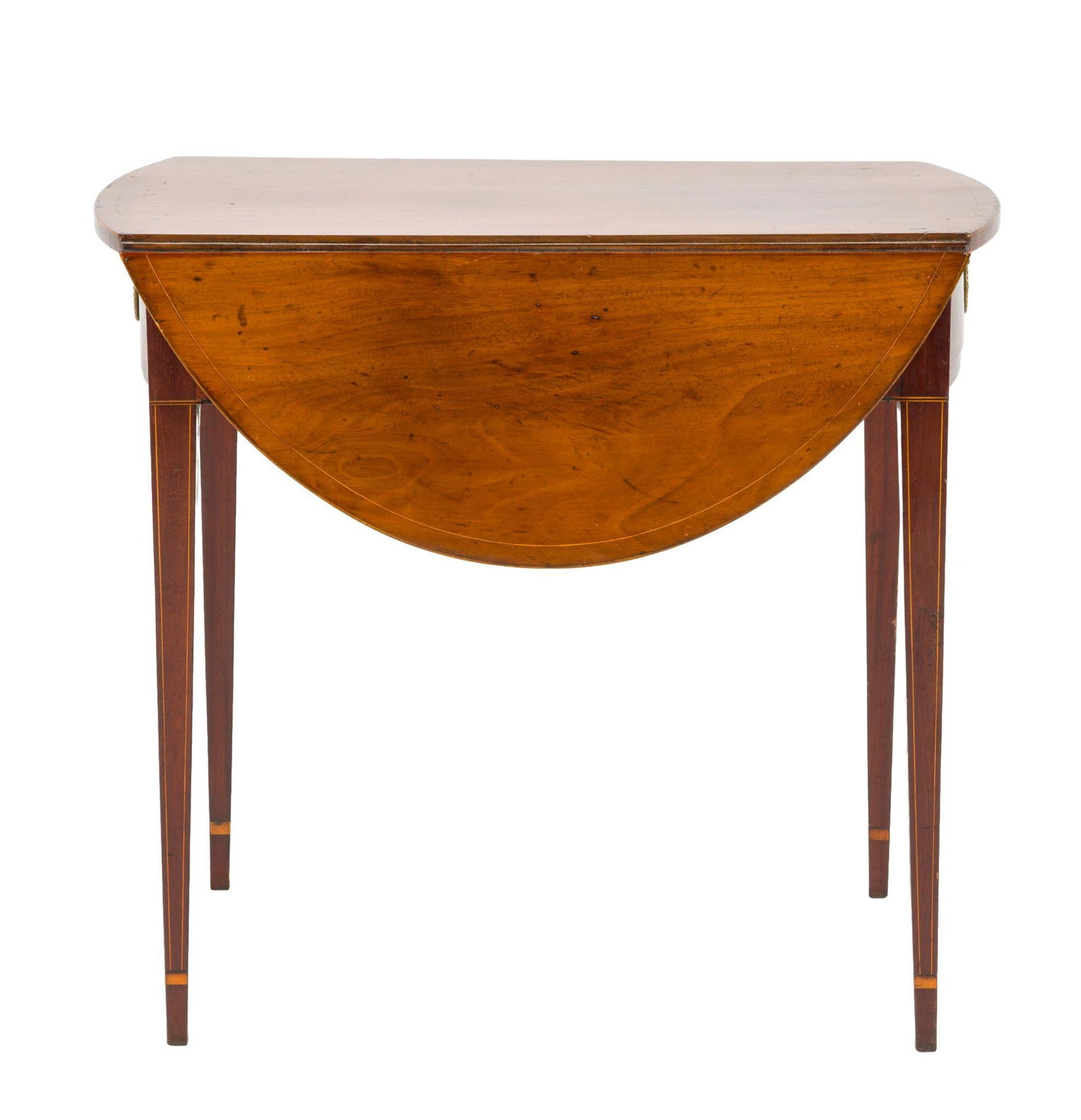 Hepplewhite Drop Leaf Breakfast Table - 7