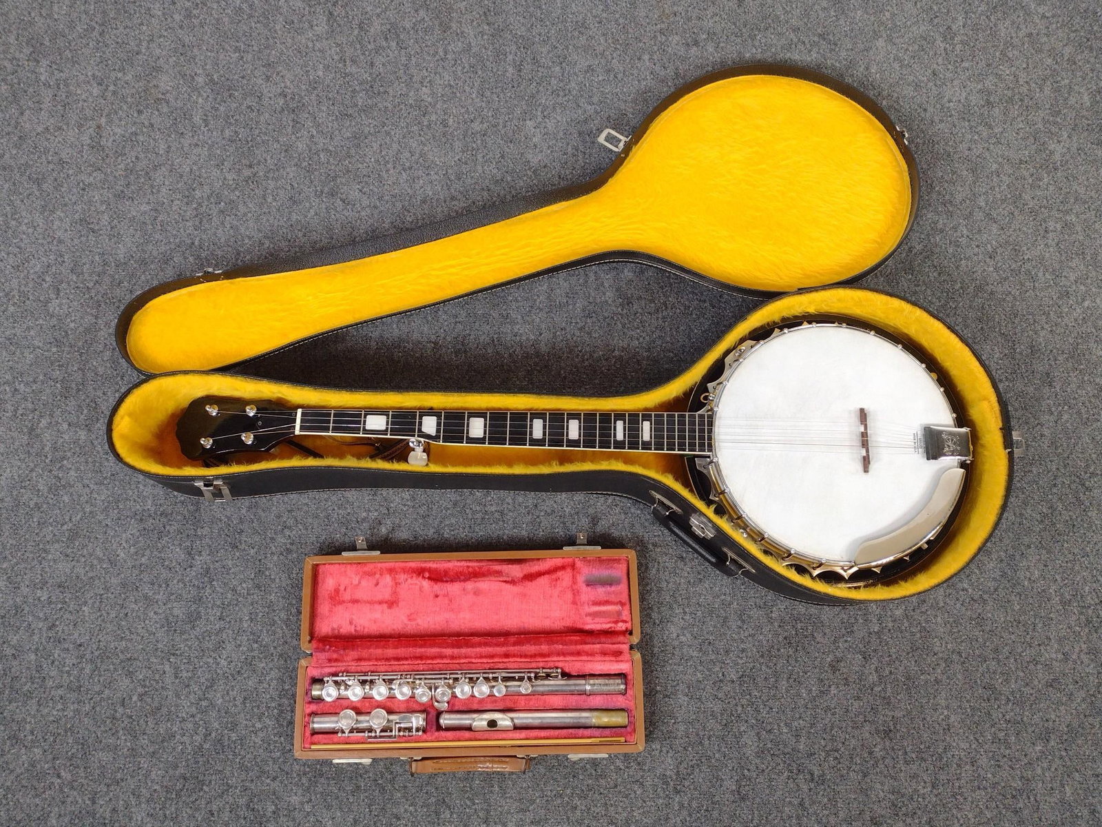Weather King 5-String Banjo & Vintage Artley Concert Flute (1 of 10)