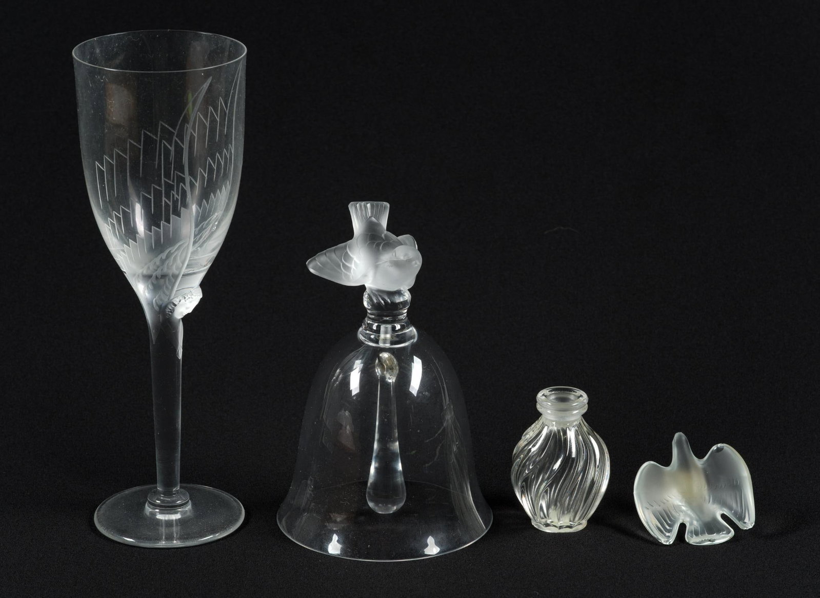 3 Pieces Lalique Glass (1 of 4)