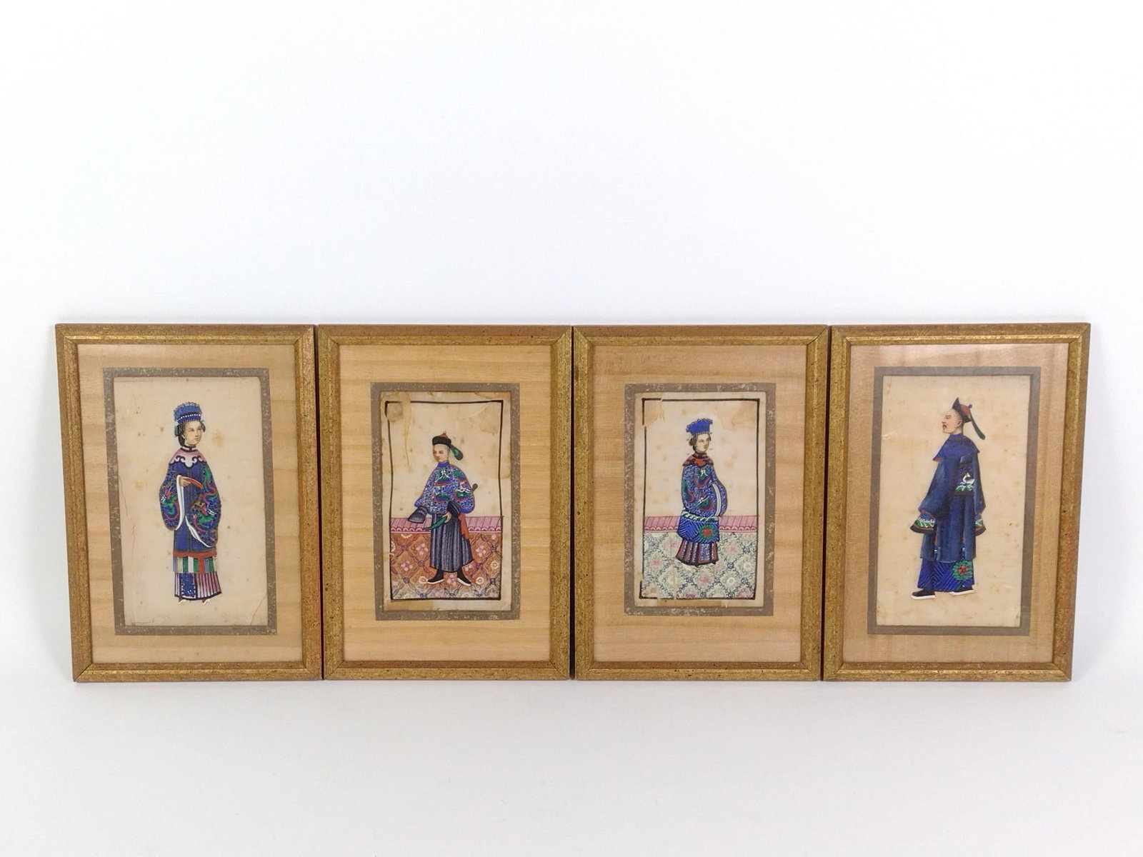 4 Chinese Export Paintings (1 of 3)