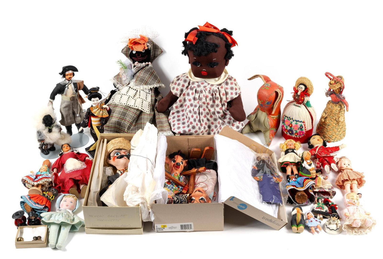 International Costume Dolls, Marionettes, and Black Americana Dolls (1 of 7)