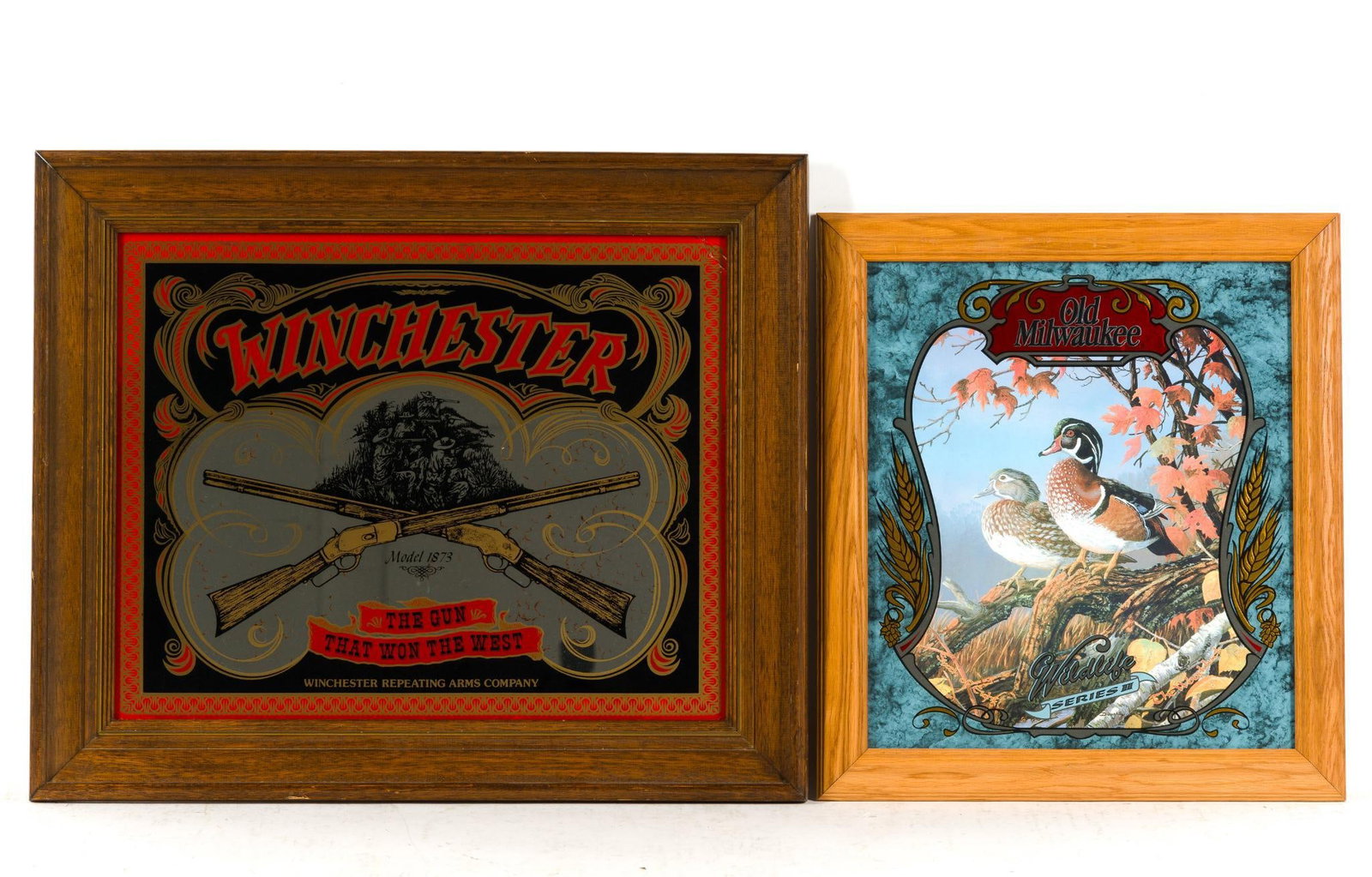 2 Advertisement Mirrors (1 of 5)
