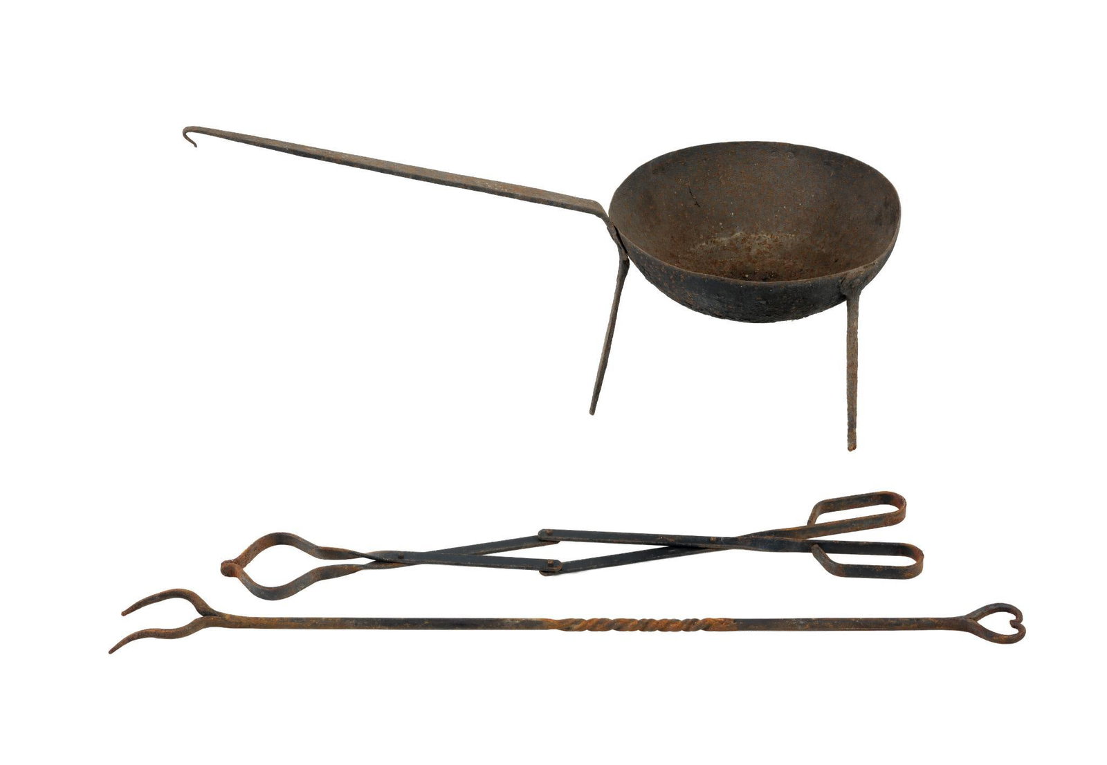(Early Revolution) Spider Pan & 2 Fire-Tending Tools (1 of 3)