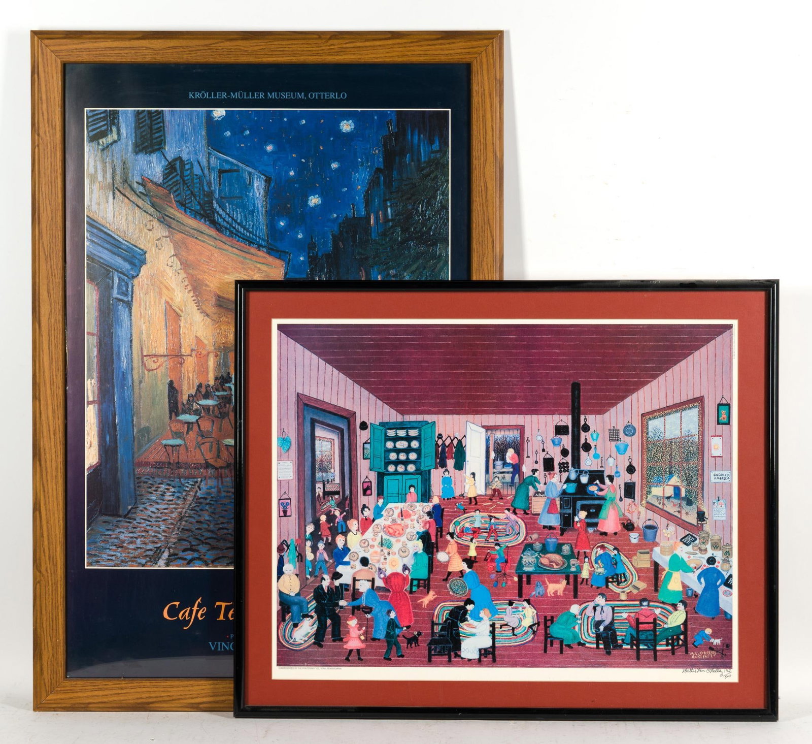 Museum Poster and Framed Print: Poster for Kroller-Muller Museum, Onterio. Print M.L. O'Kelley print. 25" to 39-1/2" high x 27-1/4" to 31-1/4" wide. 