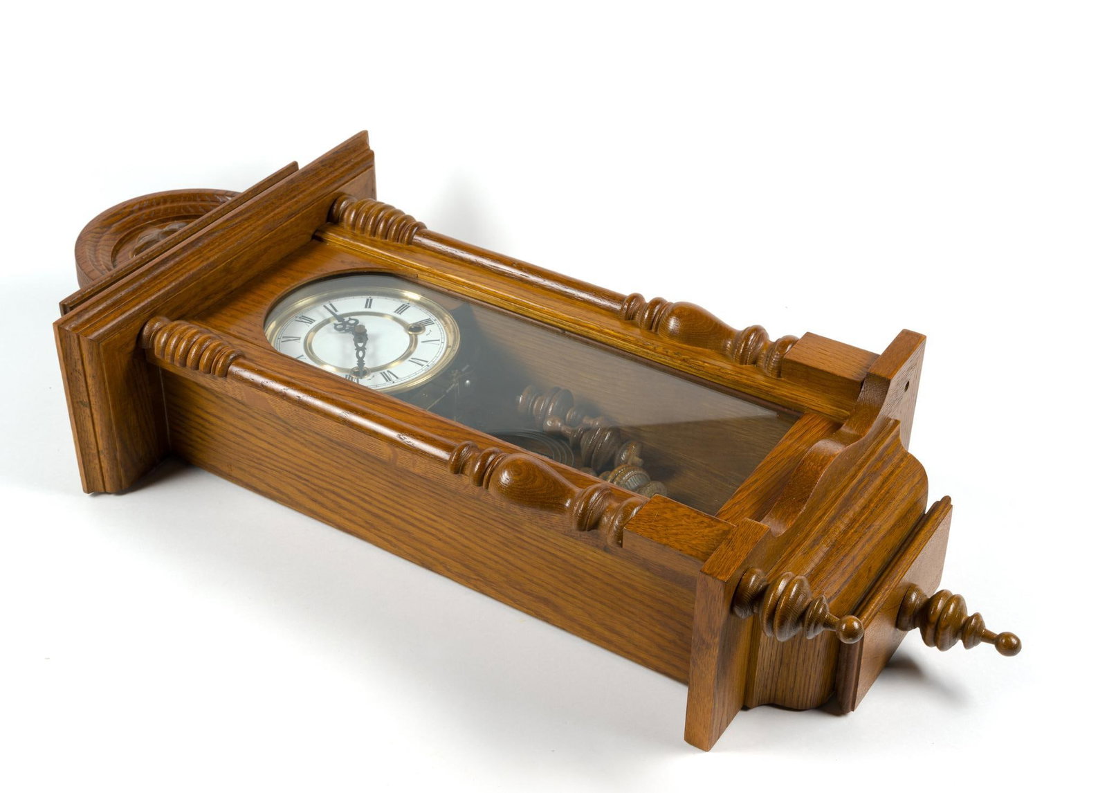 2 Hanging Wall Clocks Incl. Regulator - 3