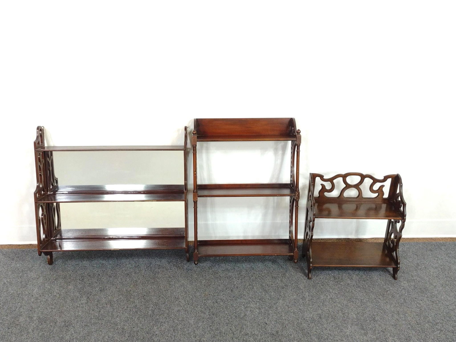 3 Vintage and Antique Decorative Wall Shelves (1 of 2)