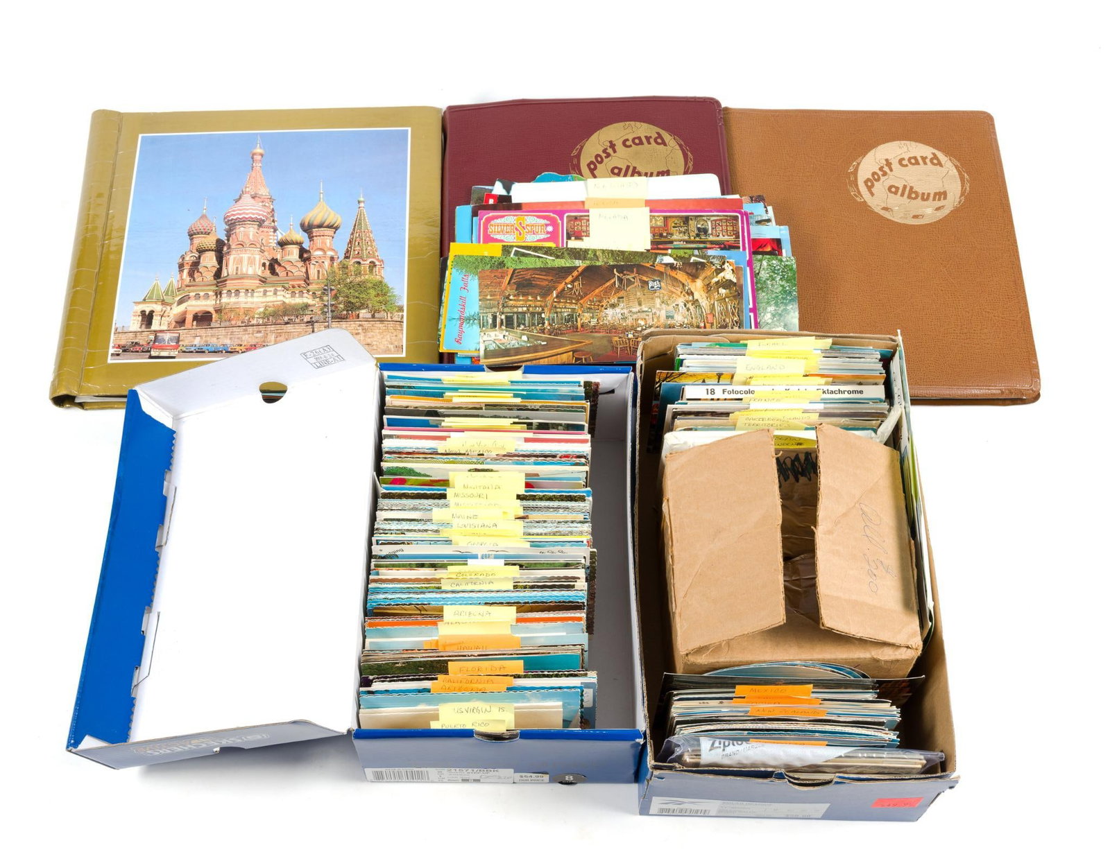 Collection of American & International Postcards: Cards from many different countries and all 50 states. 