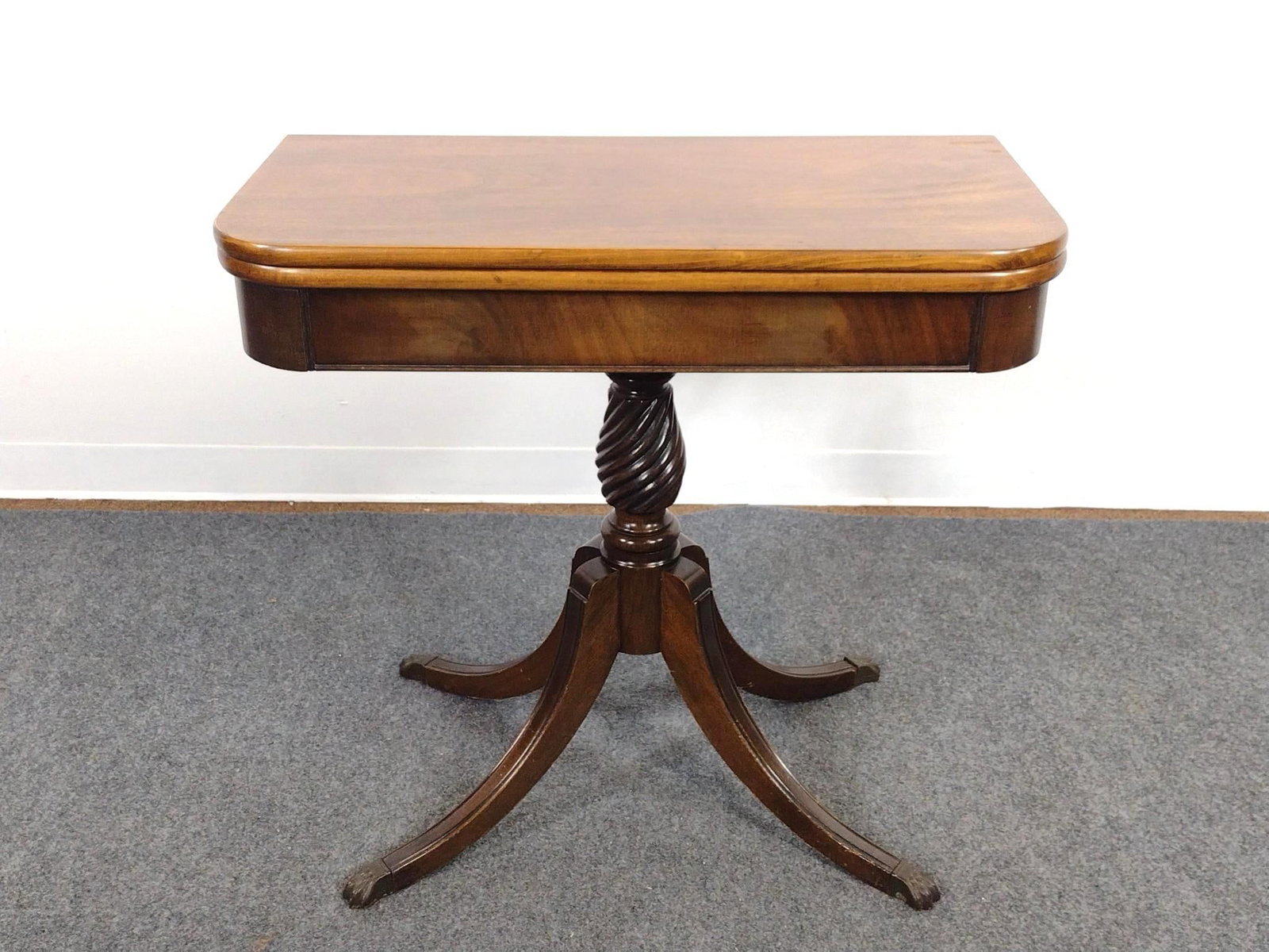 Mahogany Game Table (1 of 6)