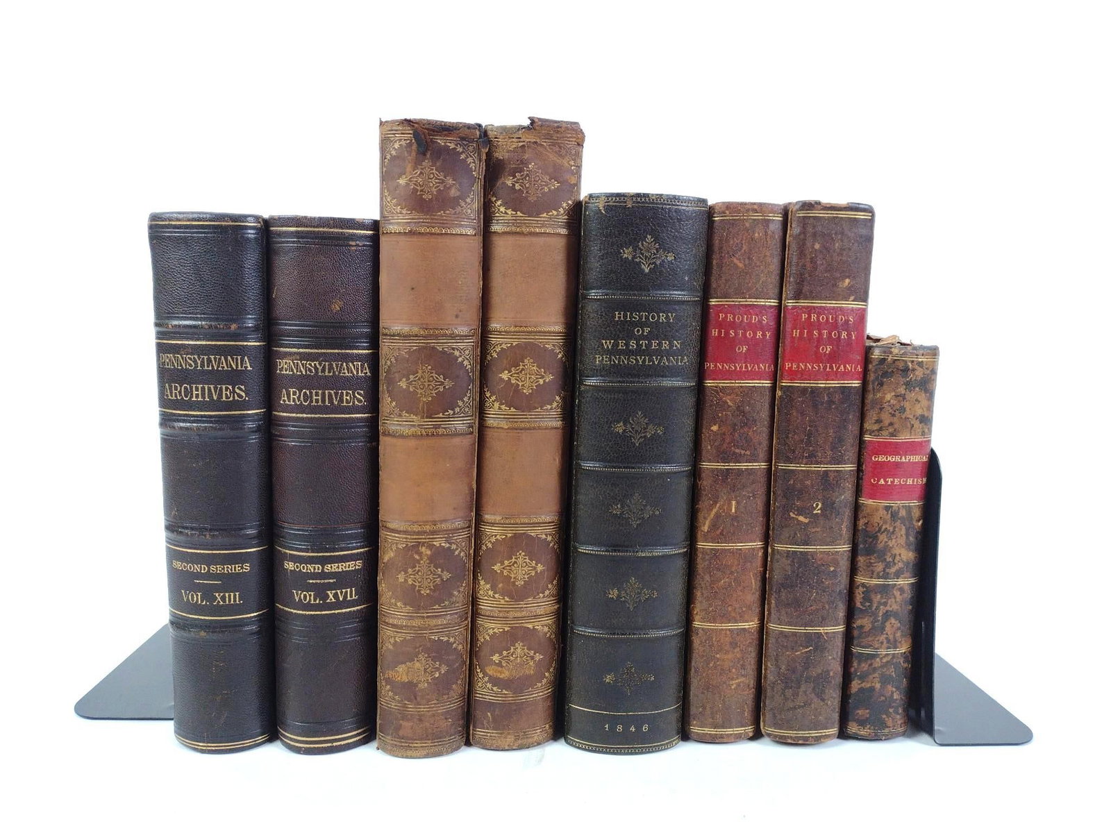 8 Antique Books on Pennsylvania History (1 of 8)