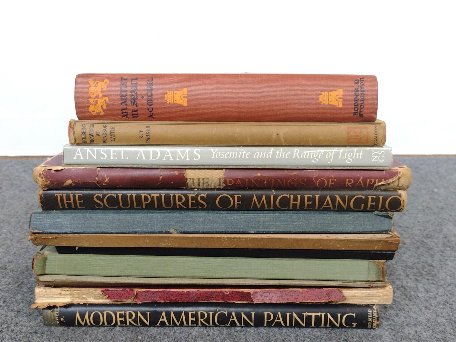 7 Books on Art & 5 Vintage Fine Art Print Portfolios (1 of 5)