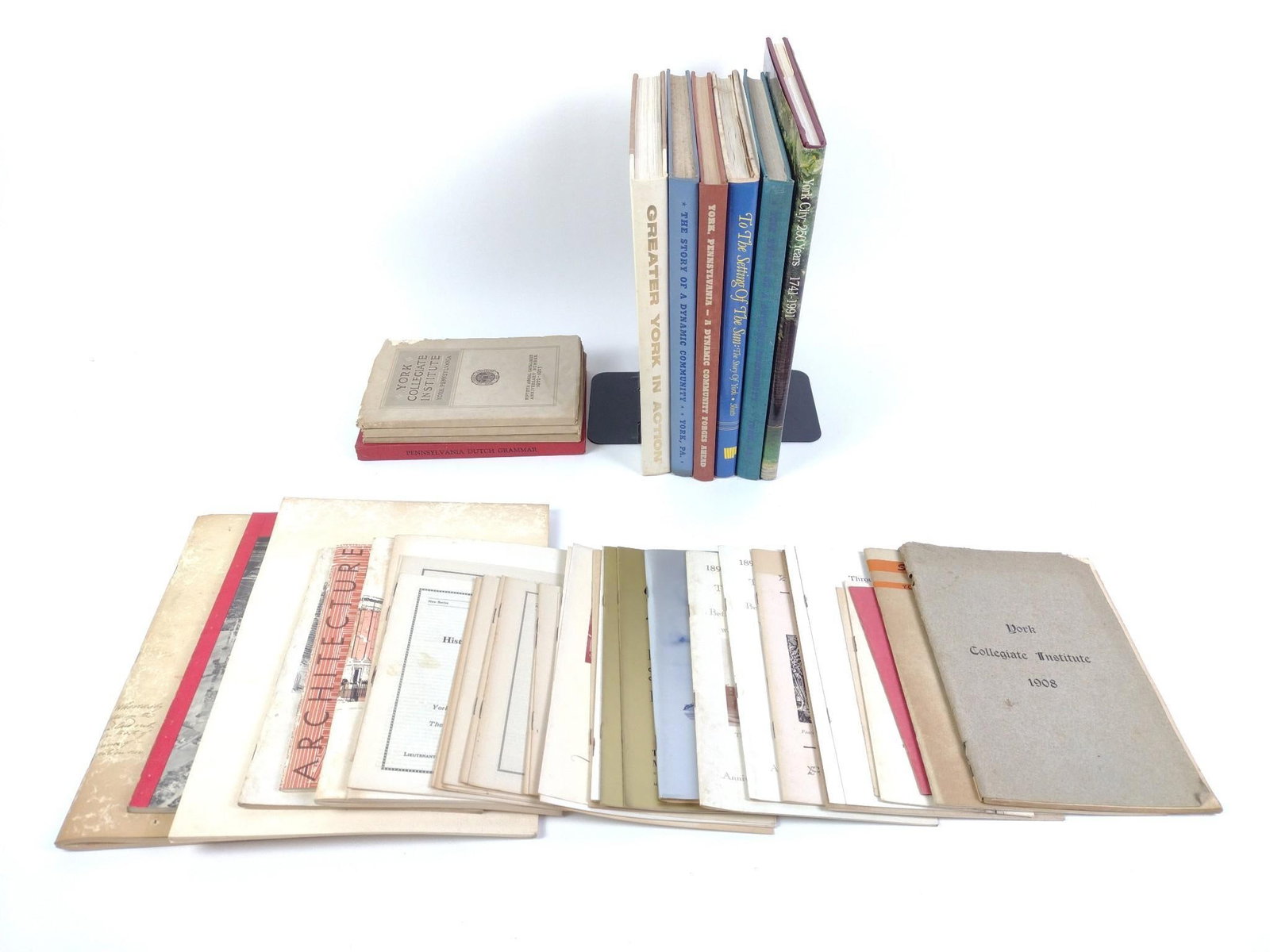 38 York County Books & Pamphlets: Includes Pennsylvania Dutch Grammar; York Collegiate Institute; and more. 