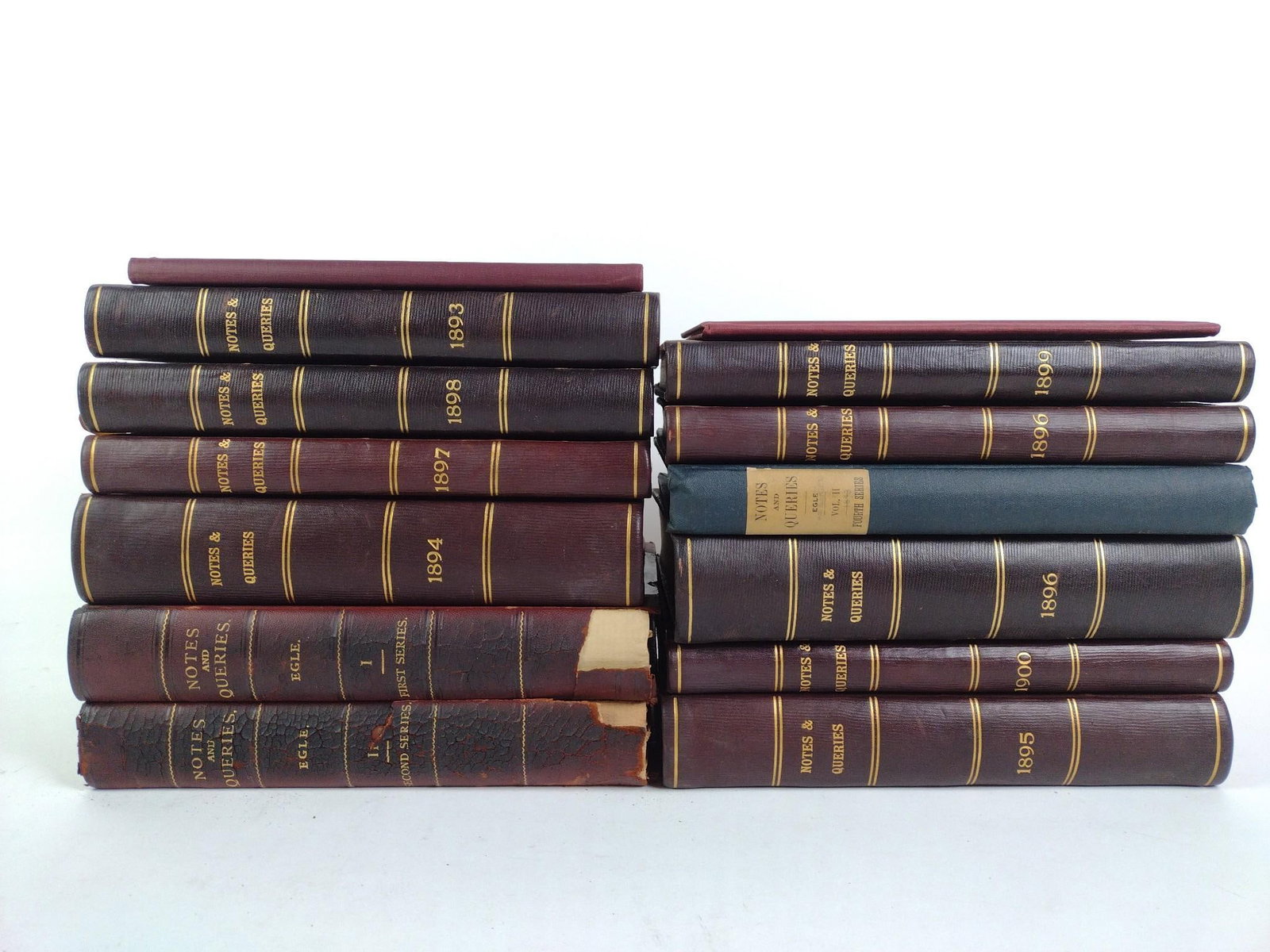 14 Antique Volumes "Egles Notes Queries" (1 of 5)