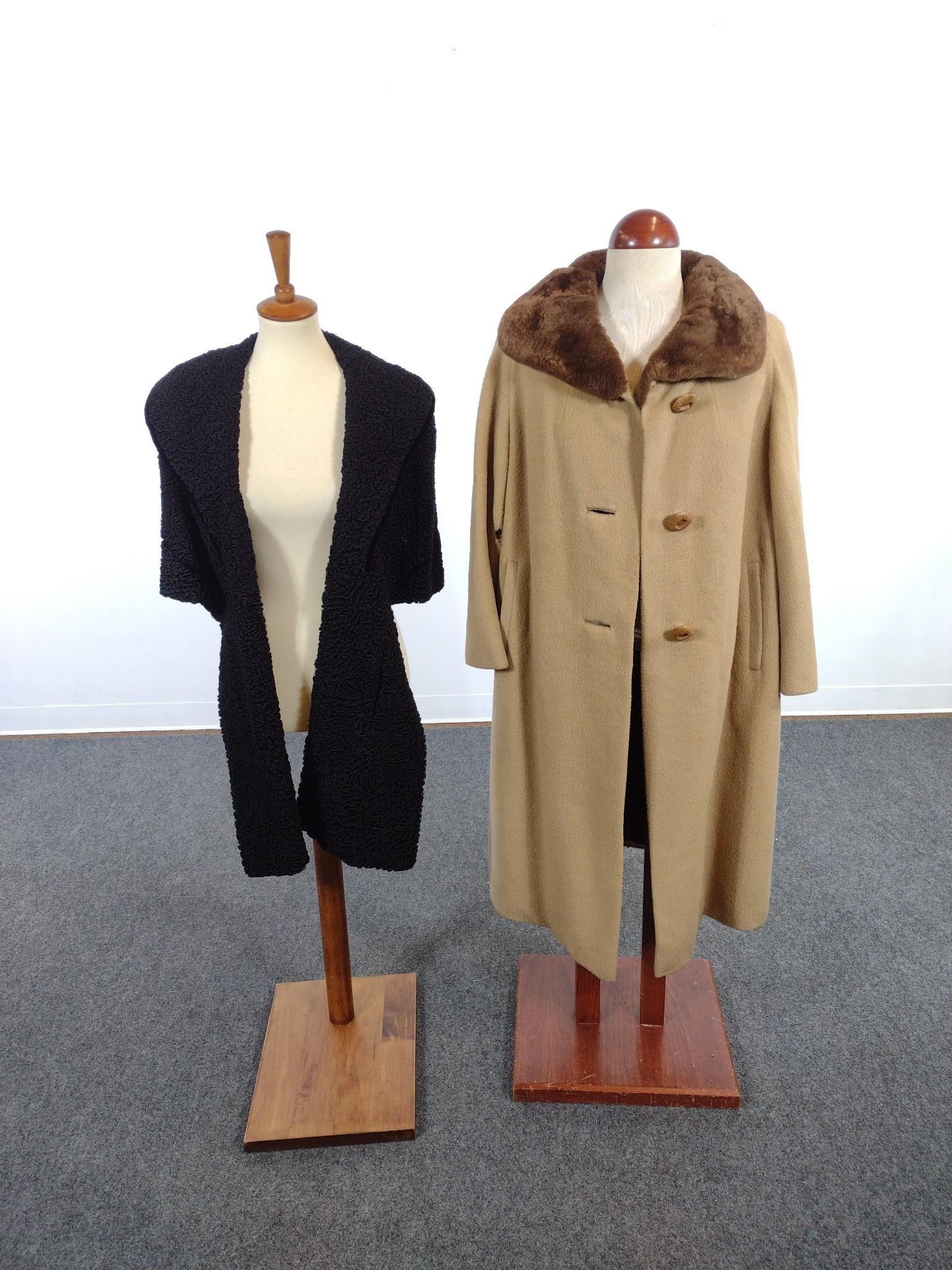 Vintage Mary Sachs Jacket & Shawl: Harrisburg-Lancaster, Pennsylvania. Shoulder to shoulder 17" to 18" wide. 