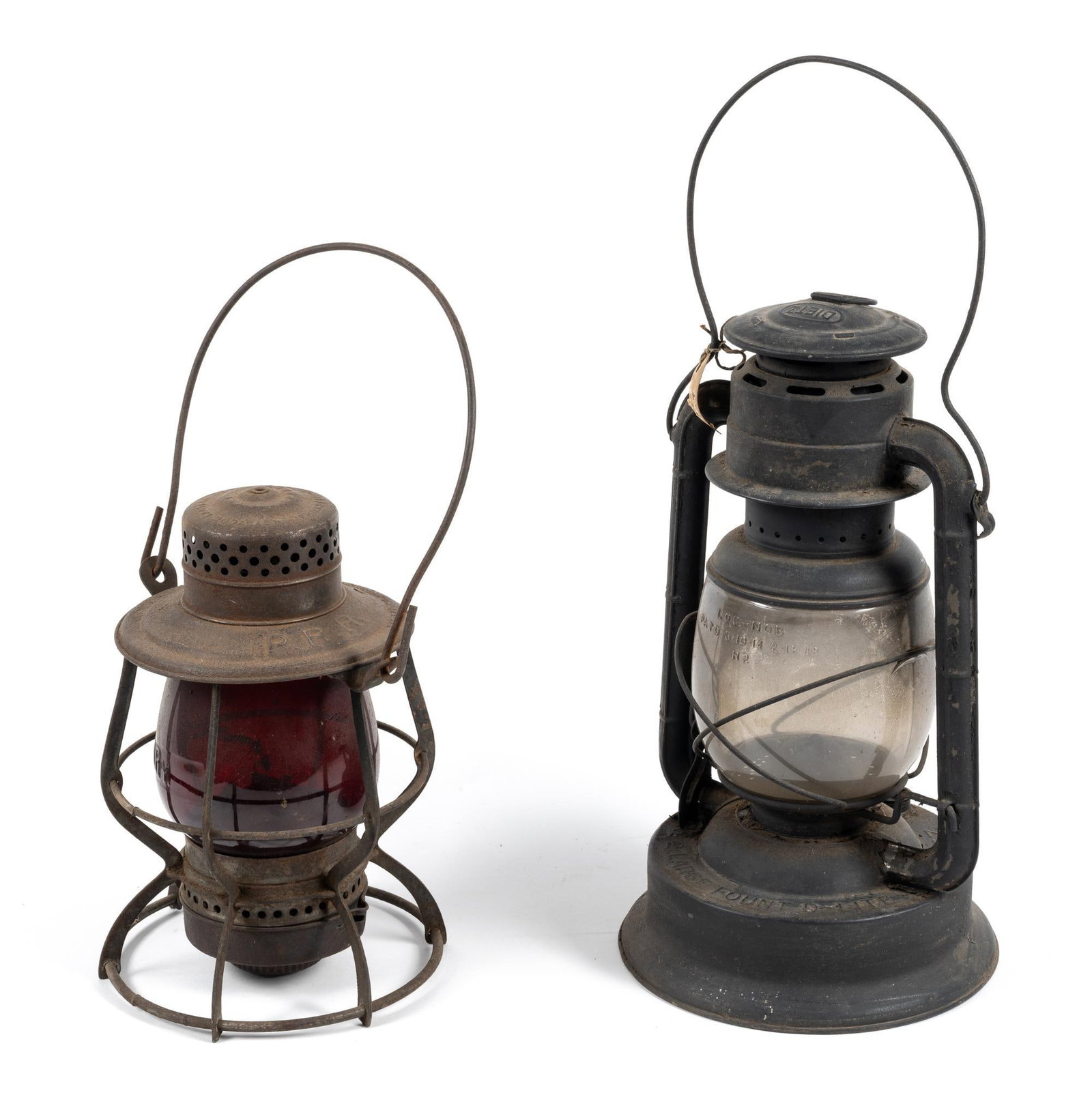 Pennsylvania Railroad Lantern & Dietz D-Lite Lantern (1 of 7)