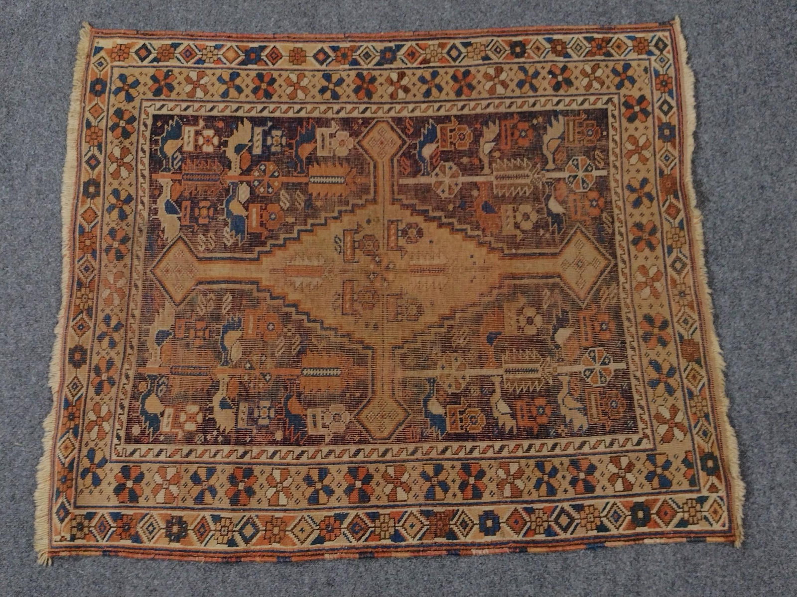 Persian Tribal Accent Rug (1 of 6)