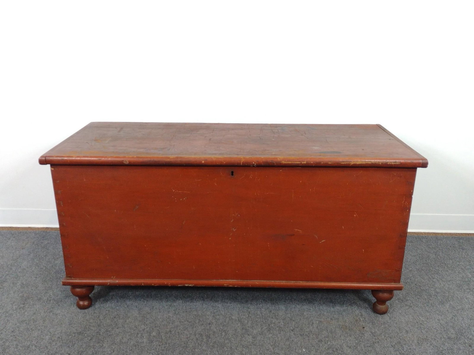 Antique Painted Blanket Chest (1 of 5)