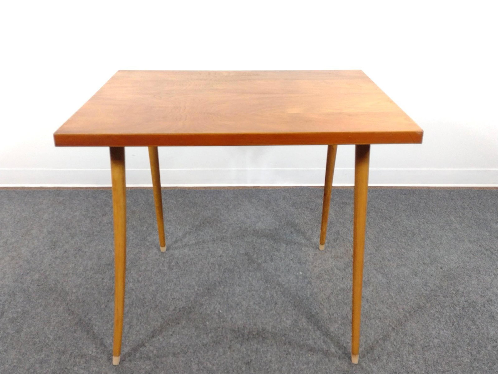 Mid-Century Modern Pine Accent Table (1 of 4)