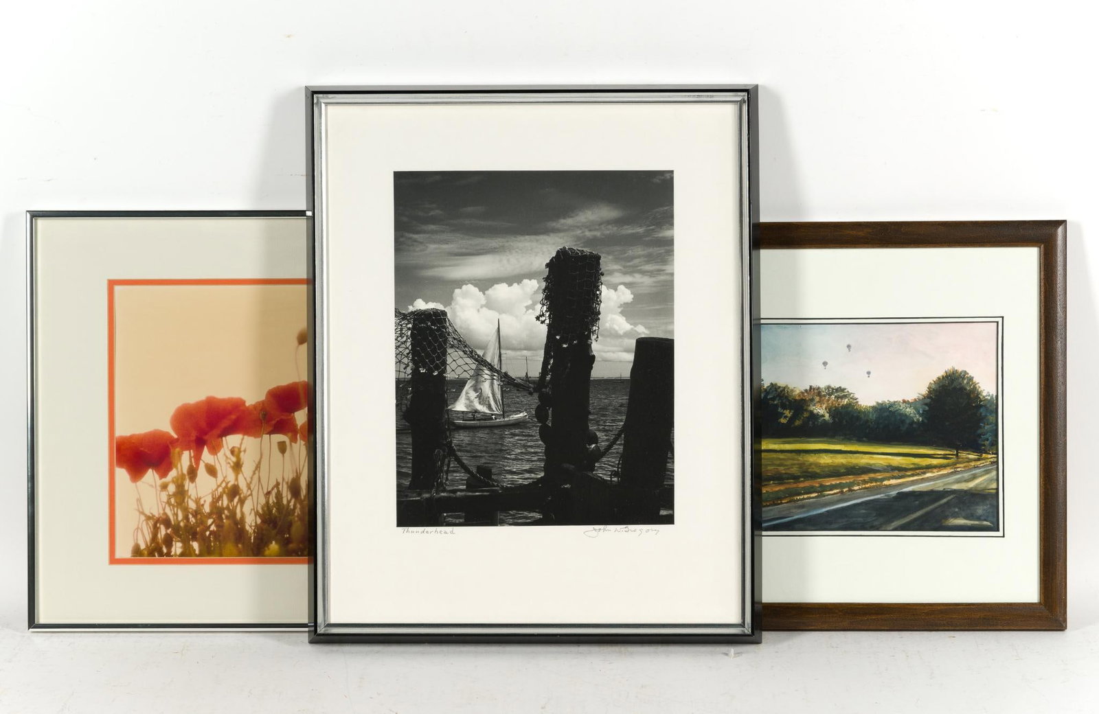 3 Framed Artworks Incl. John W. Gregory Thunderhead (1 of 8)