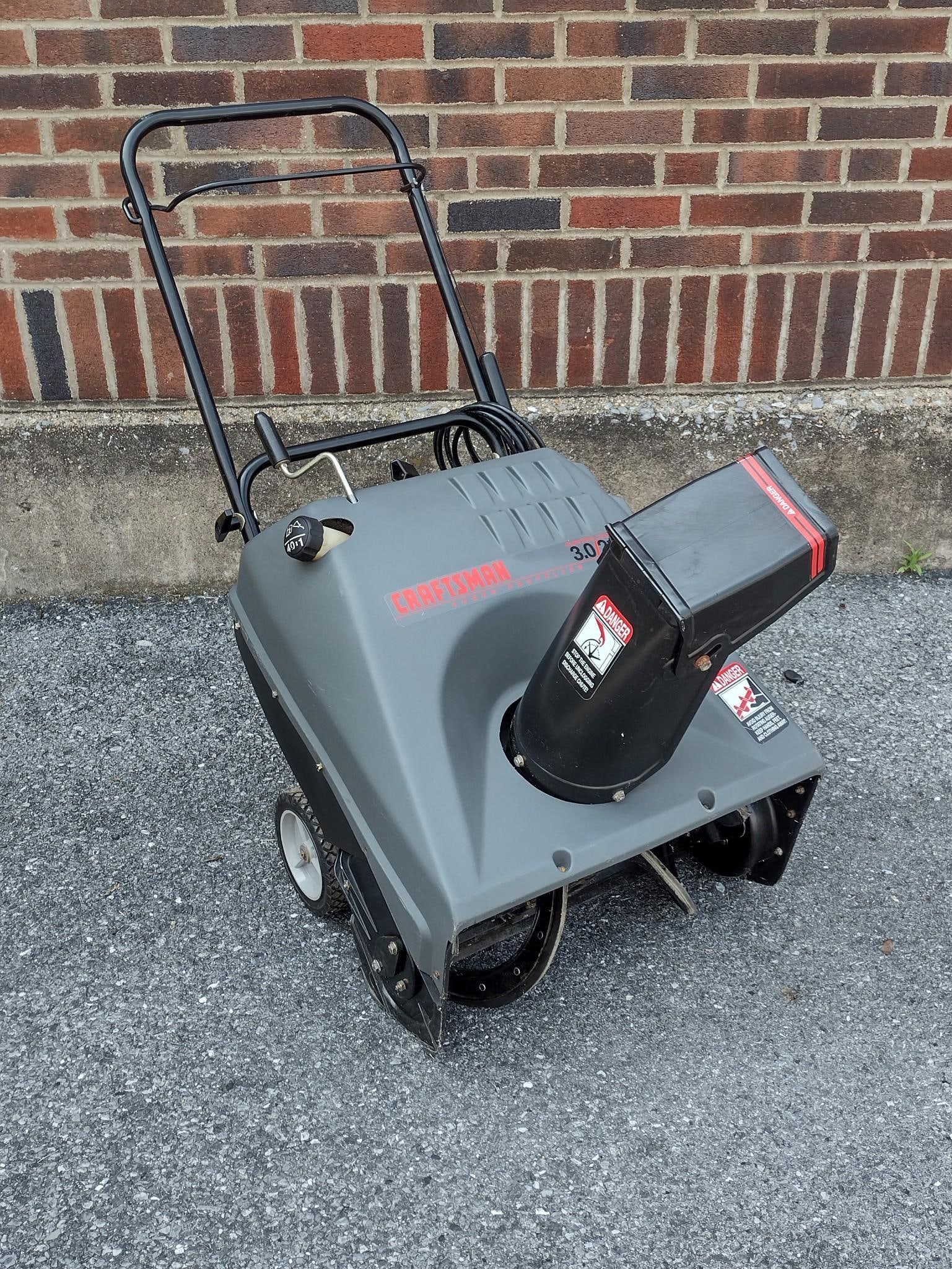 Craftsman 21" Electric Start 3.0 Snowblower (1 of 6)