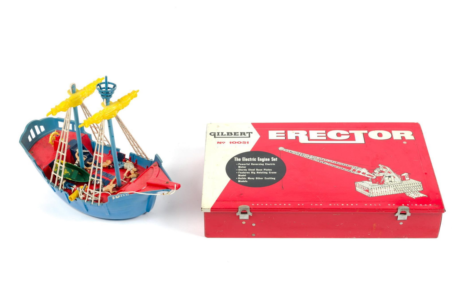 Ideal Toys Pirate Ship & Gilbert Erector Set No. 10051 (1 of 3)