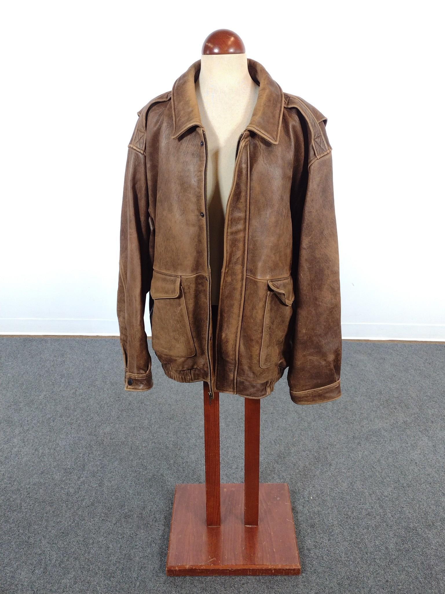 Vintage Men's Cabela's Leather Jacket (1 of 4)