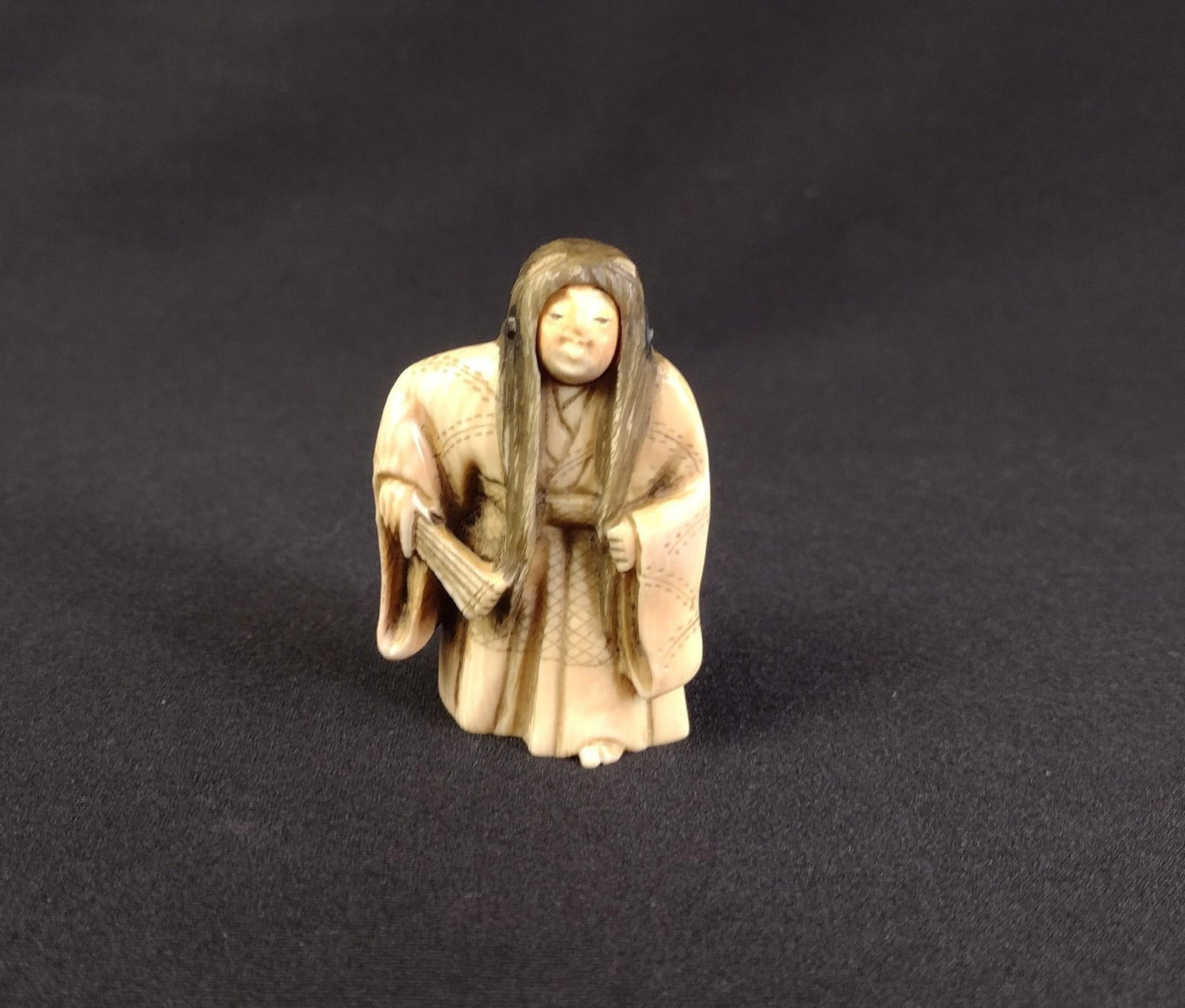 PA RESIDENTS ONLY: Japanese Netsuke Revolving Face, Meiji Period (1 of 5)