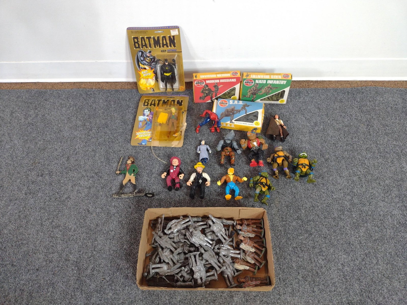 Vintage Action Figures & Lead Soldiers Incl. Batman & Ninja Turtles (1 of 5)