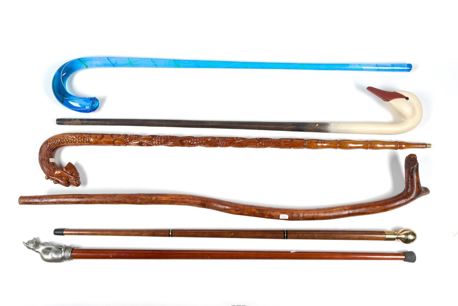 6 Canes Incl. Glass Cane (1 of 3)