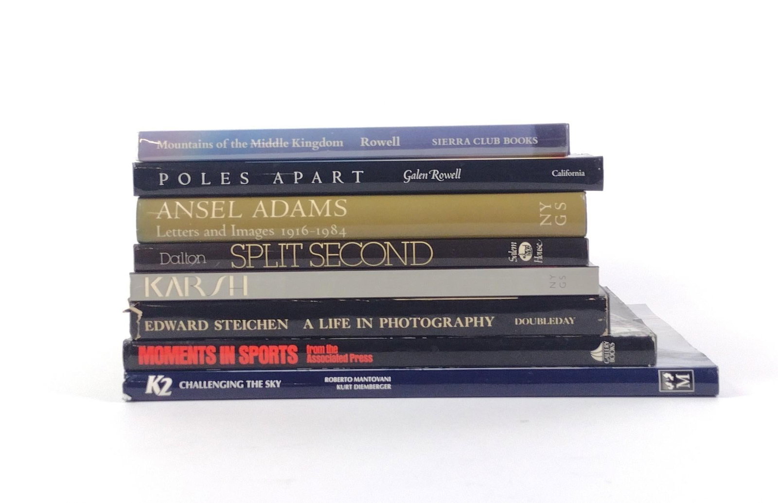 10 Coffee Table Books Incl. Everest & Photography: Largest book measures 10-1/2" x 14-1/4". 