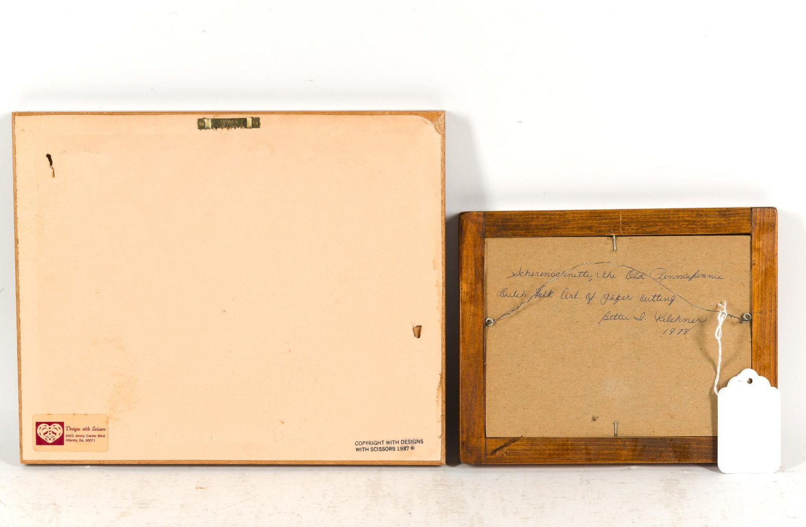 2 Framed Scherenschnitte - 4