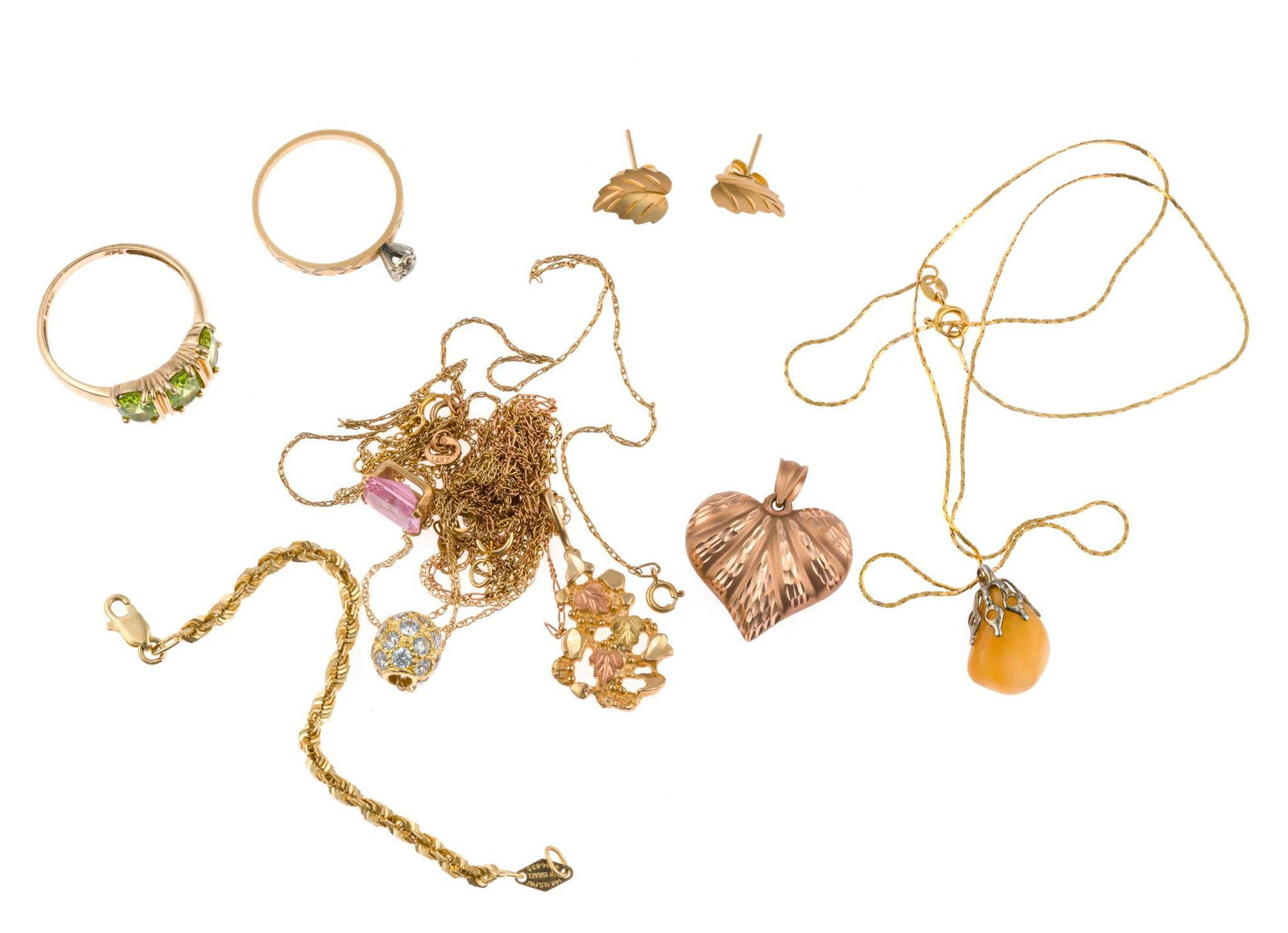 14K Gold Rings and Necklaces (1 of 1)